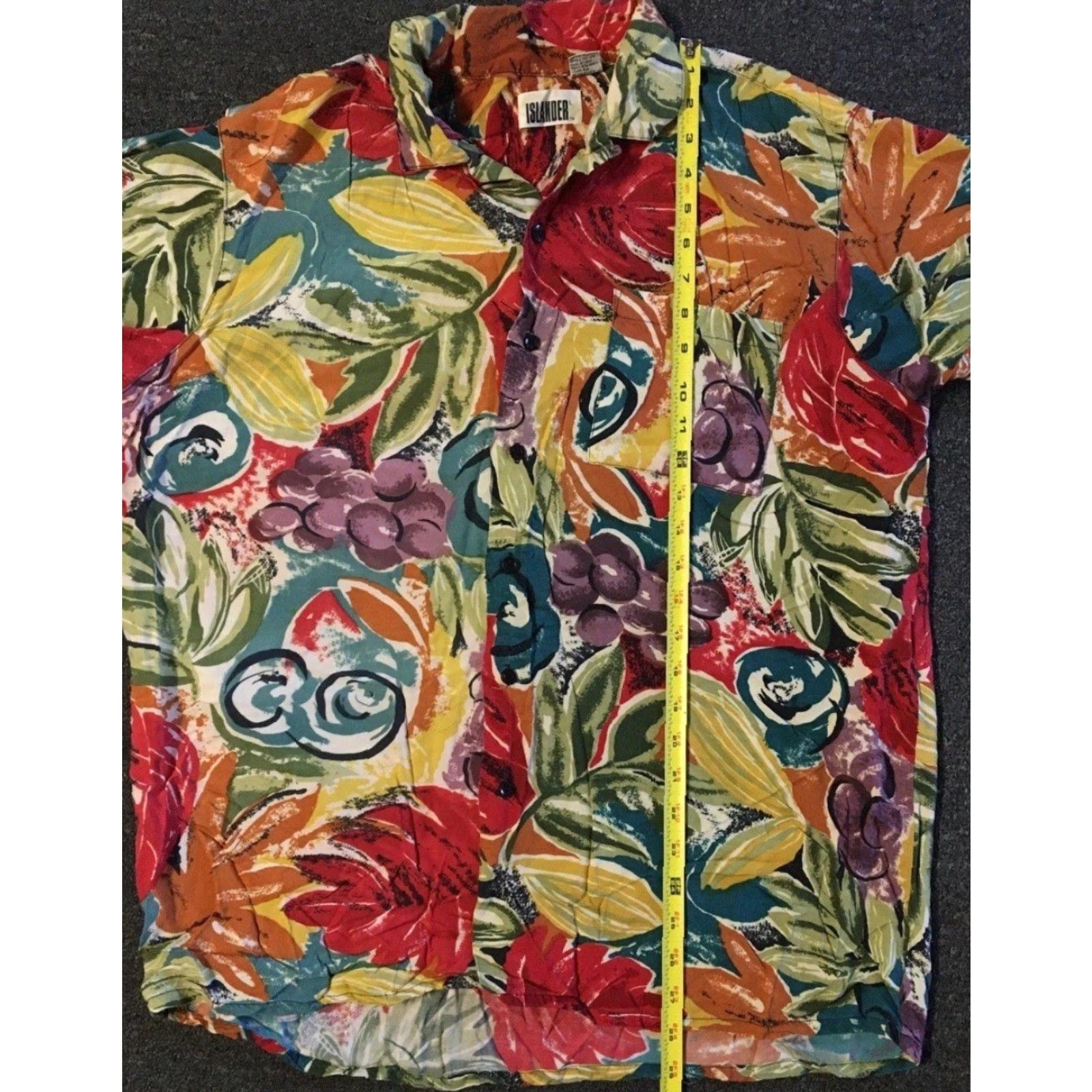 Vintage Vtg 90s Abstract Art Fruit All Over Print Polo Shirt L Red Men Short Sleeve Vintage 80s Surf Skate Grunge USA Beach Vaporwave Ocean Pacific Hawaii Y2k Size US L / EU 52-54 / 3 - 5 Thumbnail
