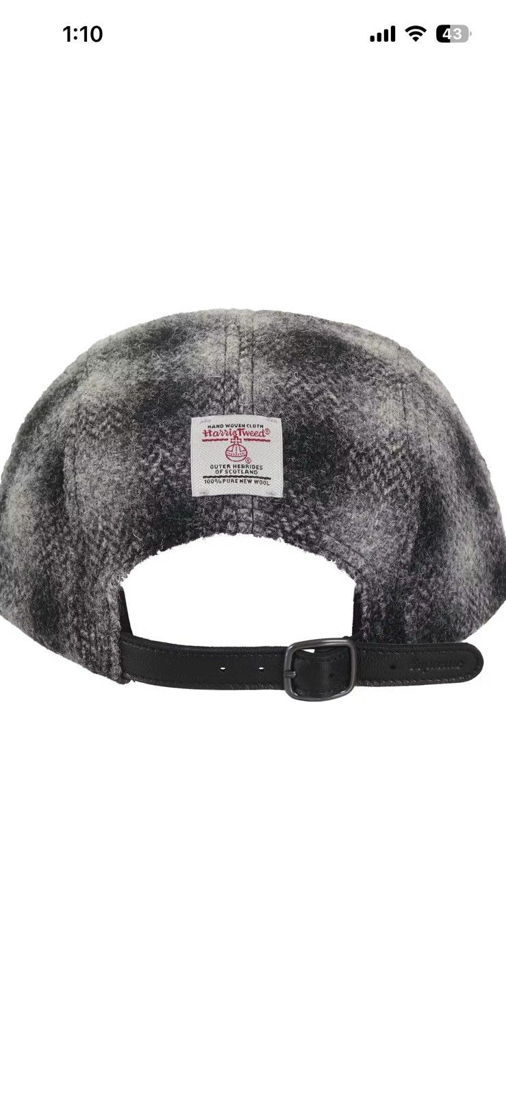 Supreme Supreme Harris Tweed Camp Cap Size ONE SIZE - 3 Thumbnail