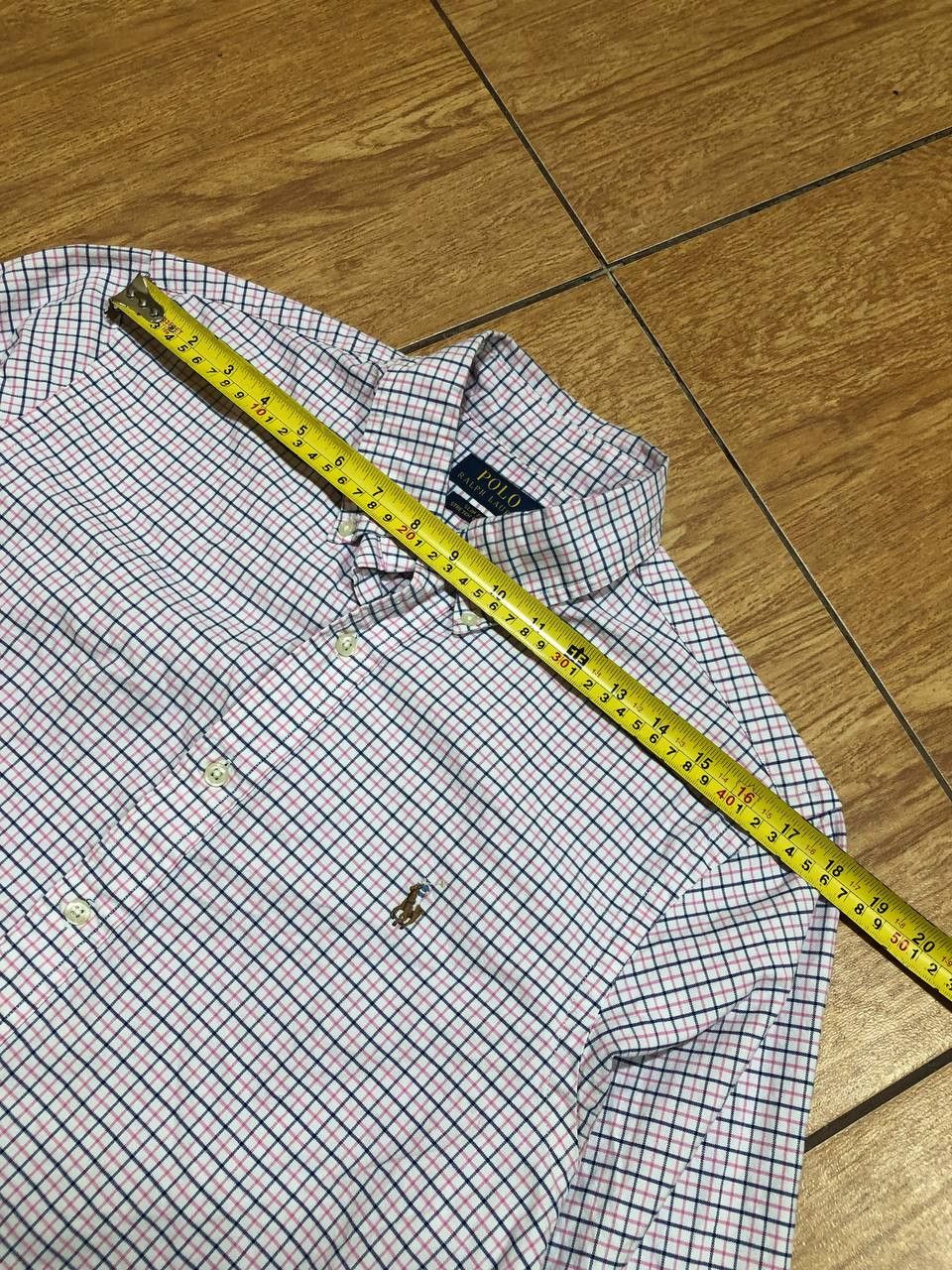 Polo Ralph Lauren Polo Ralph Lauren Slim Fit Checkered Button Up Shirt Size M Size US M / EU 48-50 / 2 - 10 Thumbnail