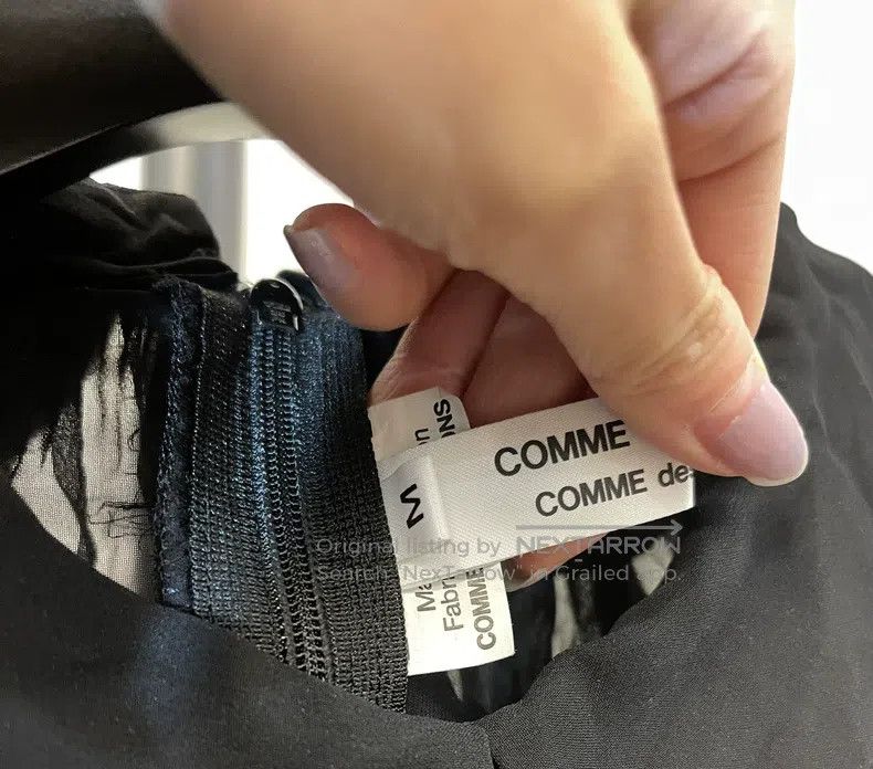 Comme des Garcons Comme Des Garcons Black Lace Round Neck Blouse Size M / US 6-8 / IT 42-44 - 4 Thumbnail
