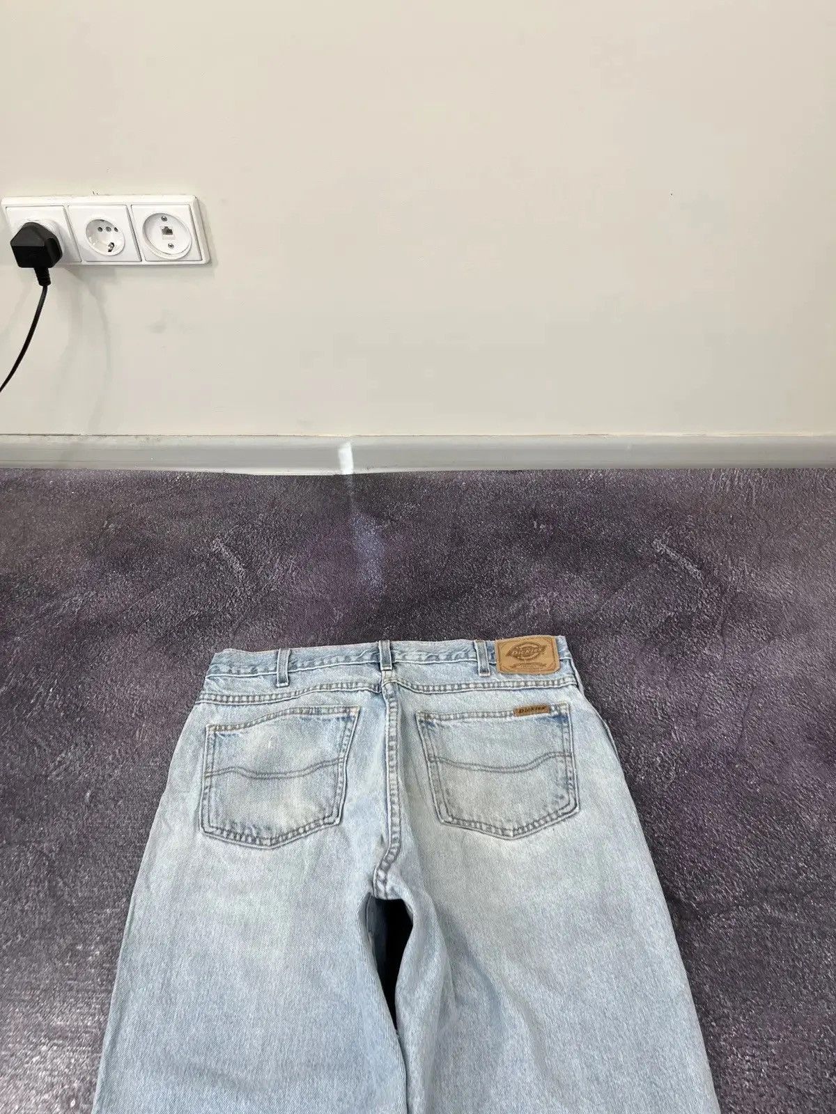 Dickies × Vintage Vintage Dickies Faded Light Blue Hype USA Denim Jeans Size US 34 / EU 50 - 4 Thumbnail