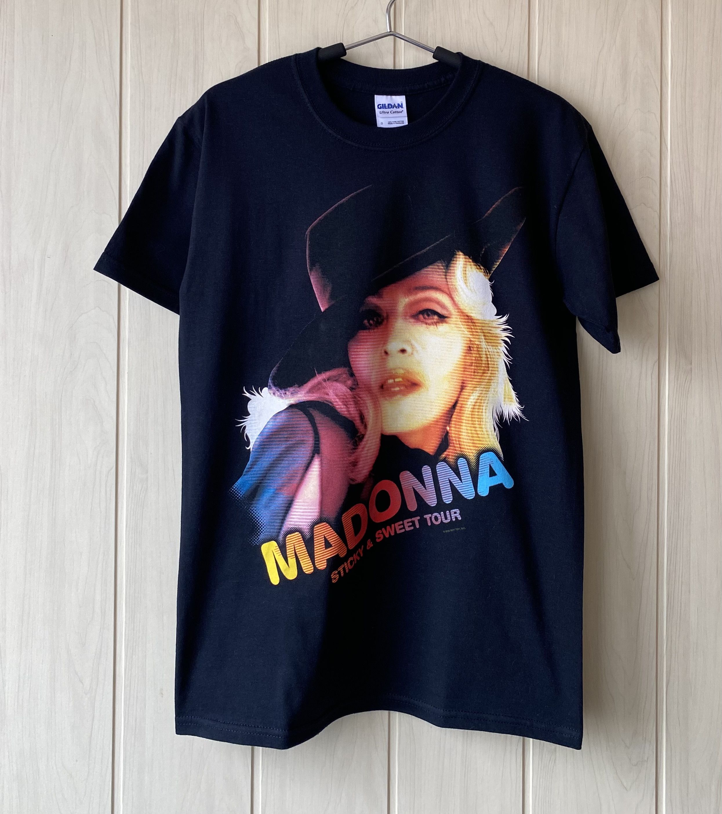 image of Band Tees x Vintage 2008 Madonna Sticky And Sweet Tour T-Shirt in Black, Men's (Size Small)