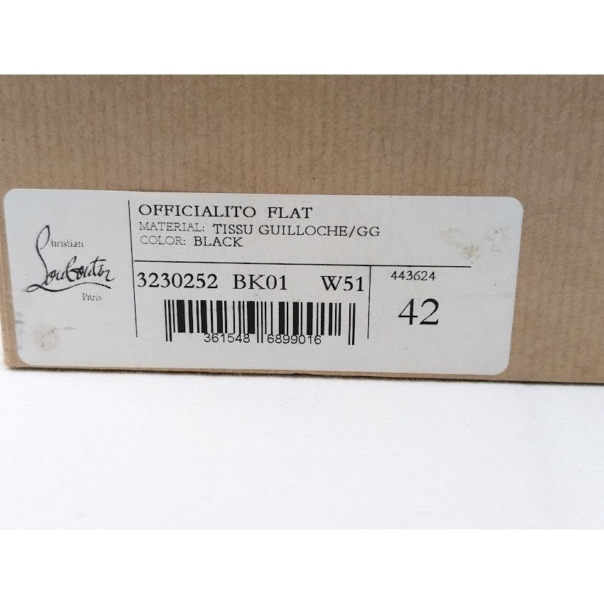 Christian Louboutin o1rshd1 Officialito Flat Shoes in Black Size US 9 / EU 42 - 17 Thumbnail