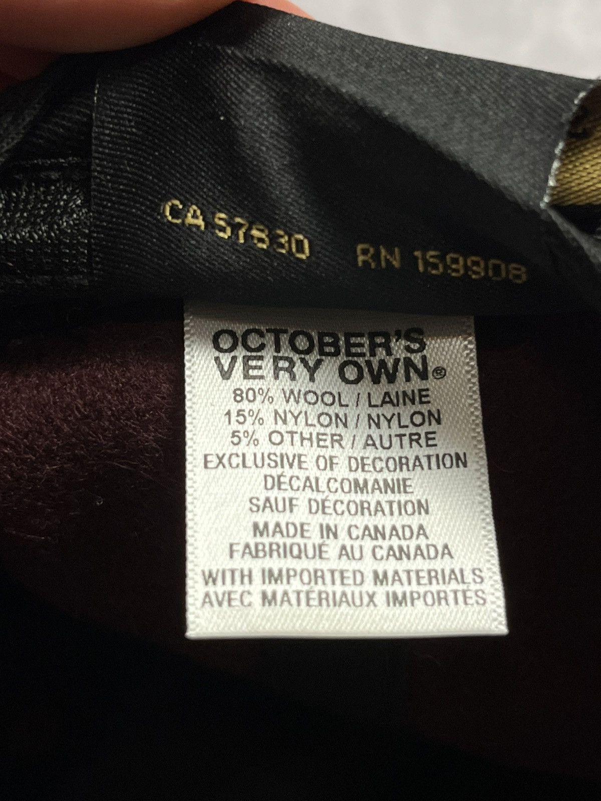 Drake × October's Very Own OCTOBERS VERY OWN OVO OG OWL WOOL HAT SPORT CAP SNAPBACK Size ONE SIZE - 4 Thumbnail