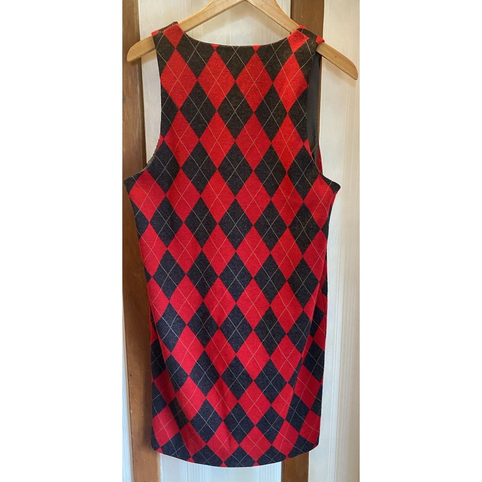 Vintage VTG Jumper Winter Dress Women’s 4 Petite Red Buffalo Size S / US 4 / IT 40 - 3 Thumbnail