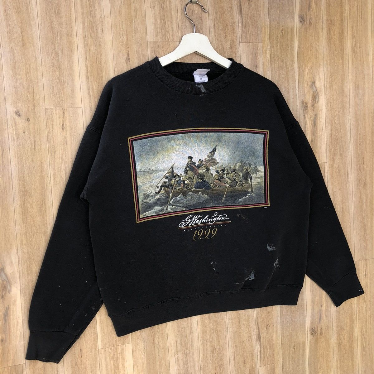 Vintage Vintage George Washington Bicentennial 1999 Sweatshirt Size US L / EU 52-54 / 3 - 2 Thumbnail