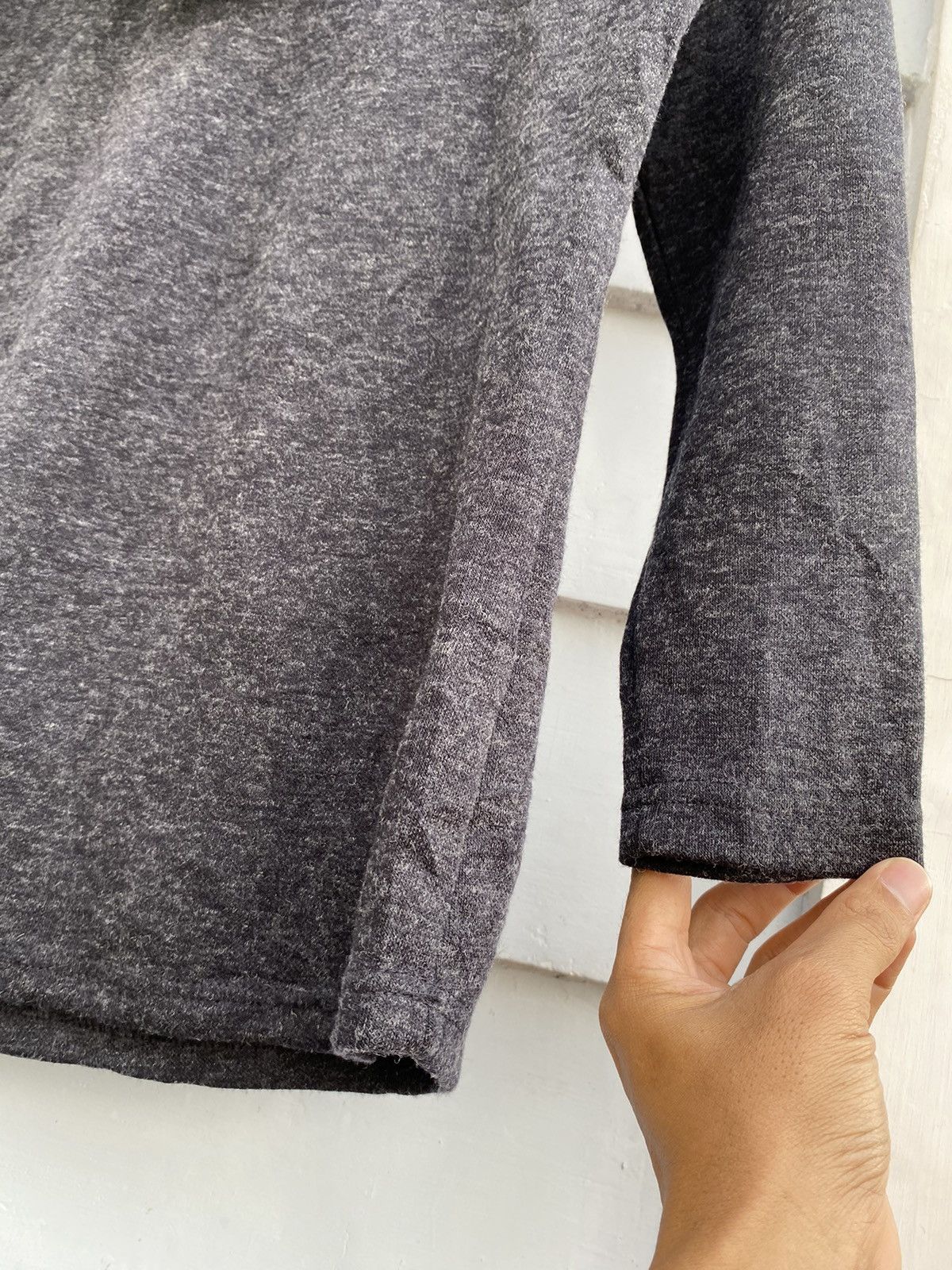 If Six Was Nine Japanese Two Tone Panel Hoodie Asymmetrical Collar & Pocket Size US S / EU 44-46 / 1 - 14 Thumbnail
