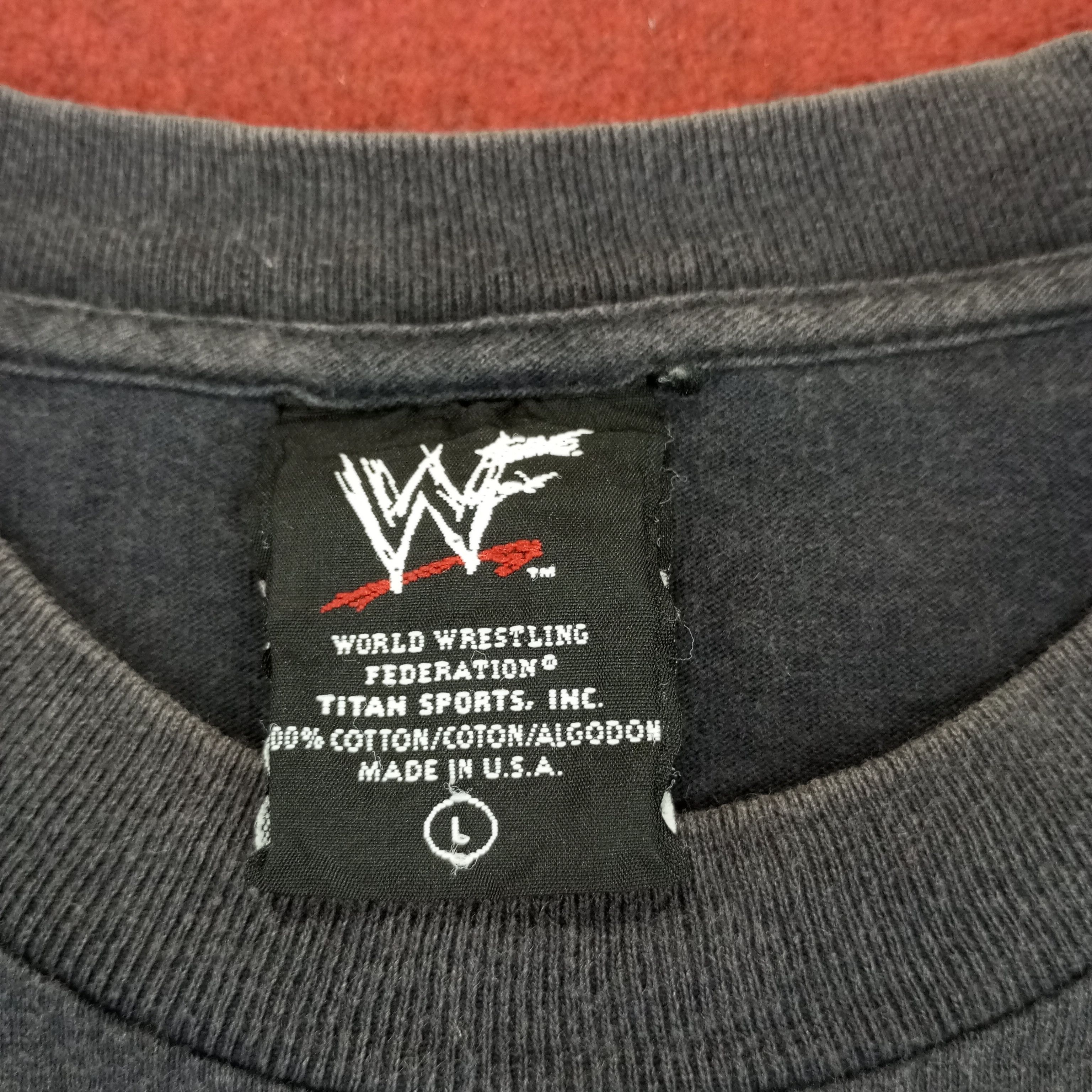 Vintage × WWE WWE The Rock Vintage Tshirt Size US L / EU 52-54 / 3 - 7 Thumbnail