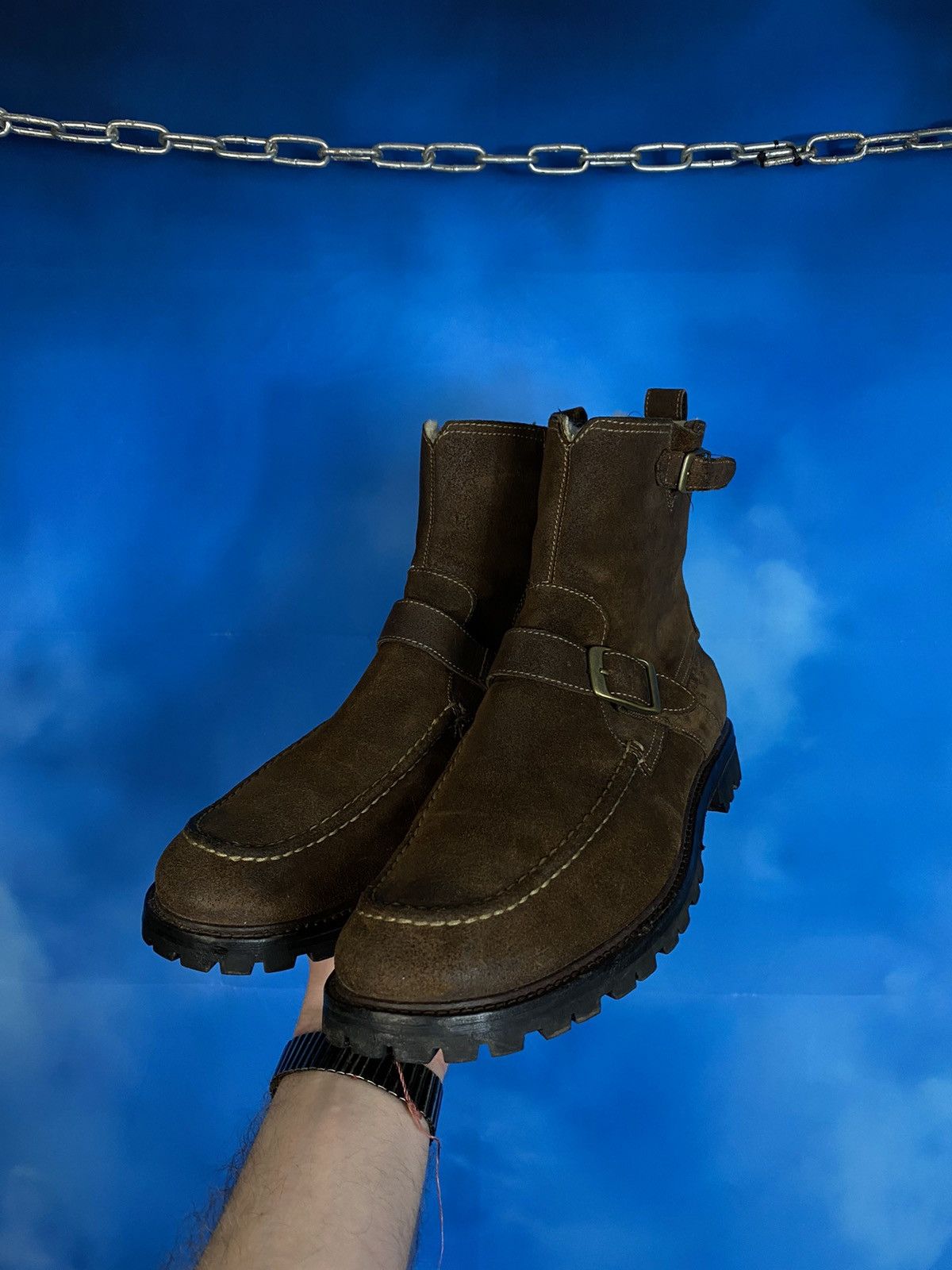 John Varvatos John Varvatos fur suede boots Size US 9 / EU 42 - 5 Thumbnail