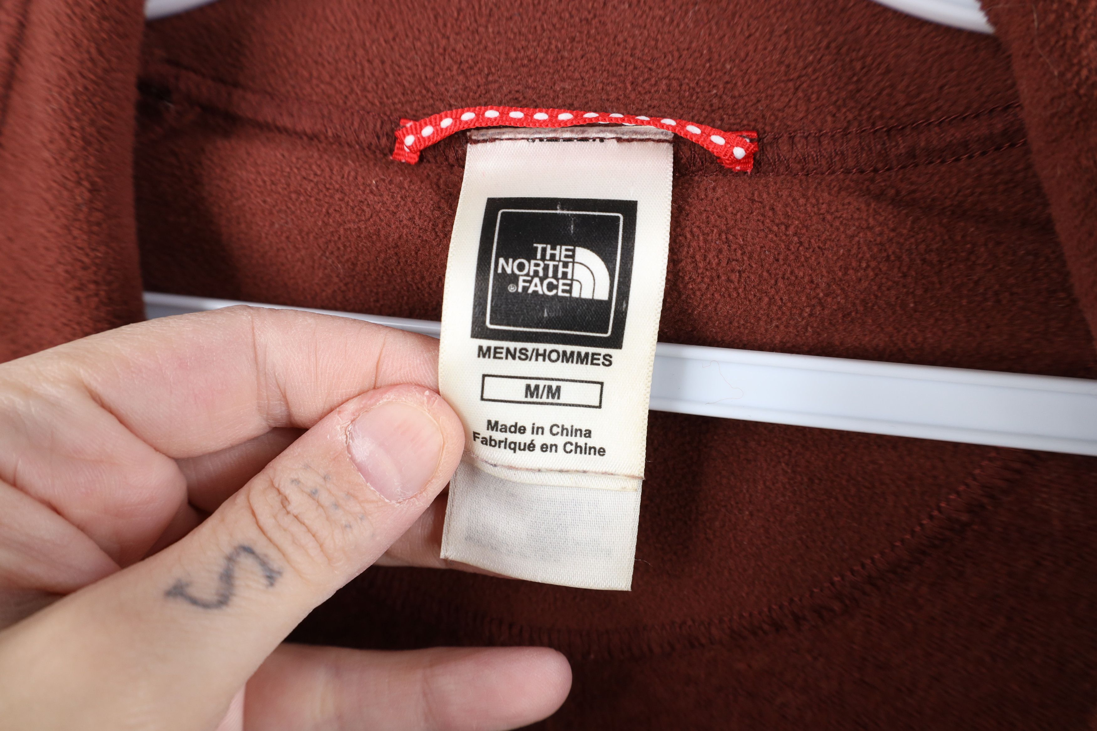 The North Face Vintage The North Face Wool Blend Knit Half Zip Sweater Red Size US M / EU 48-50 / 2 - 10 Thumbnail