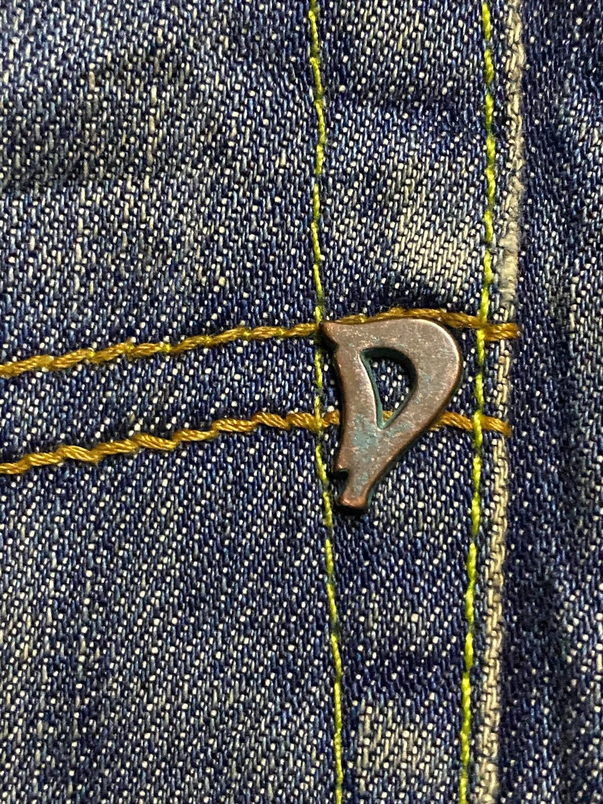 Kapital Dondup Distressed Wide Leg Jeans Vintage Washed Denim Size US 34 / EU 50 - 18 Thumbnail