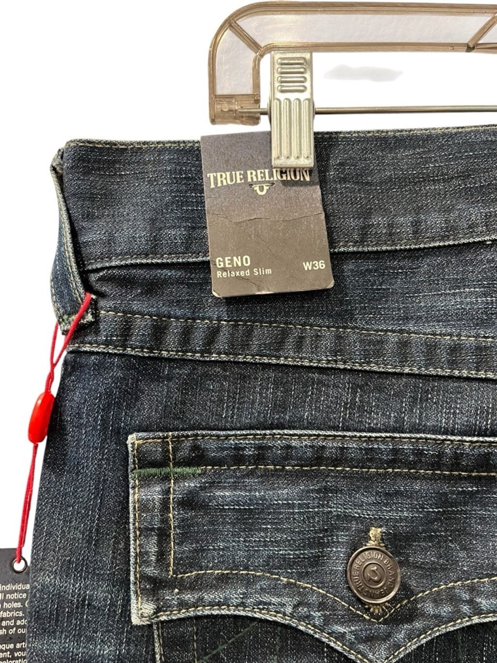 True Religion True Religion NWT Geno Slim Jeans Size 36 Flap Pocket Size US 36 / EU 52 - 10 Thumbnail