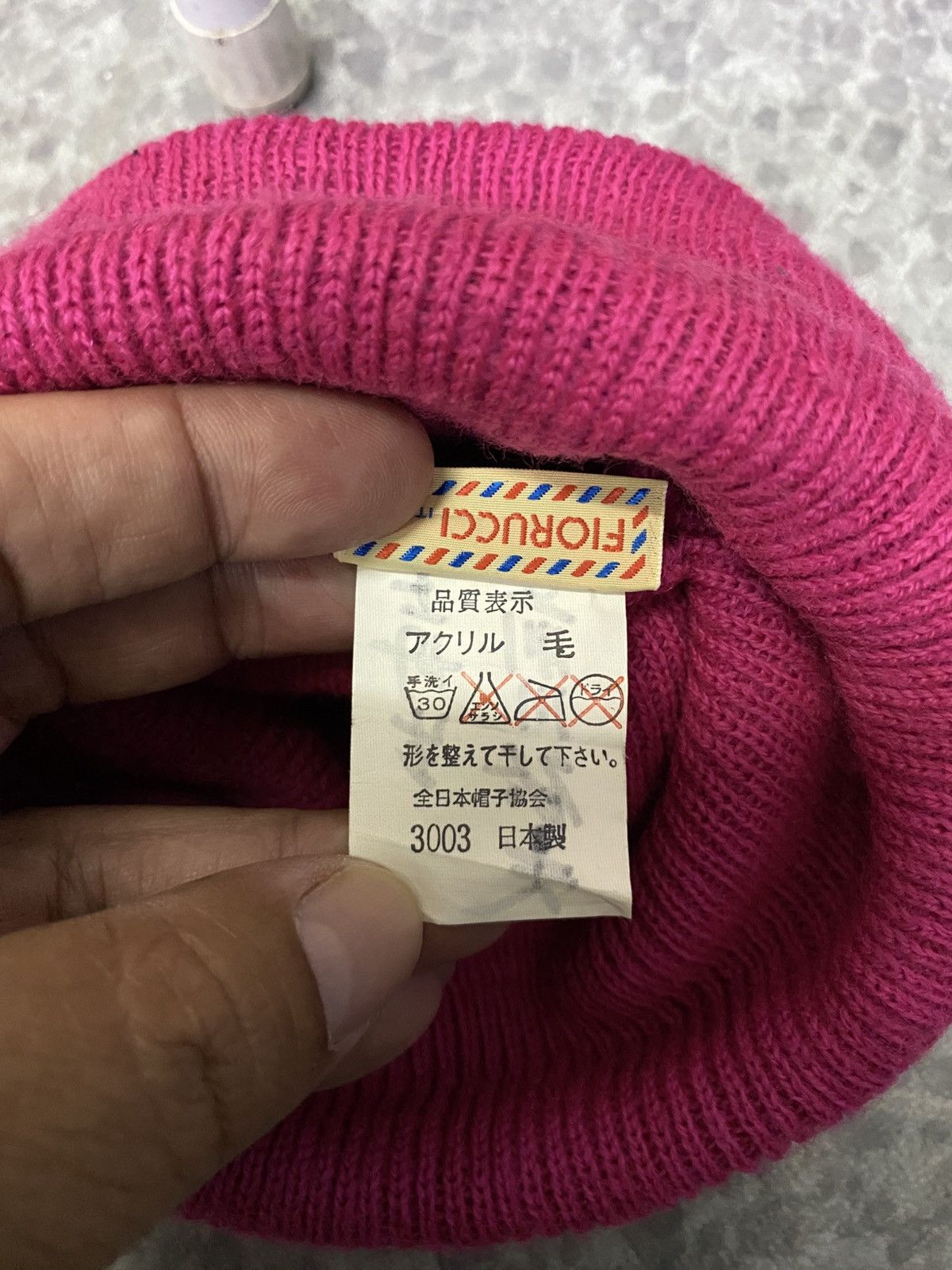 Fiorucci Foorucci Italy Embroidery Beanie Hat Size ONE SIZE - 5 Thumbnail