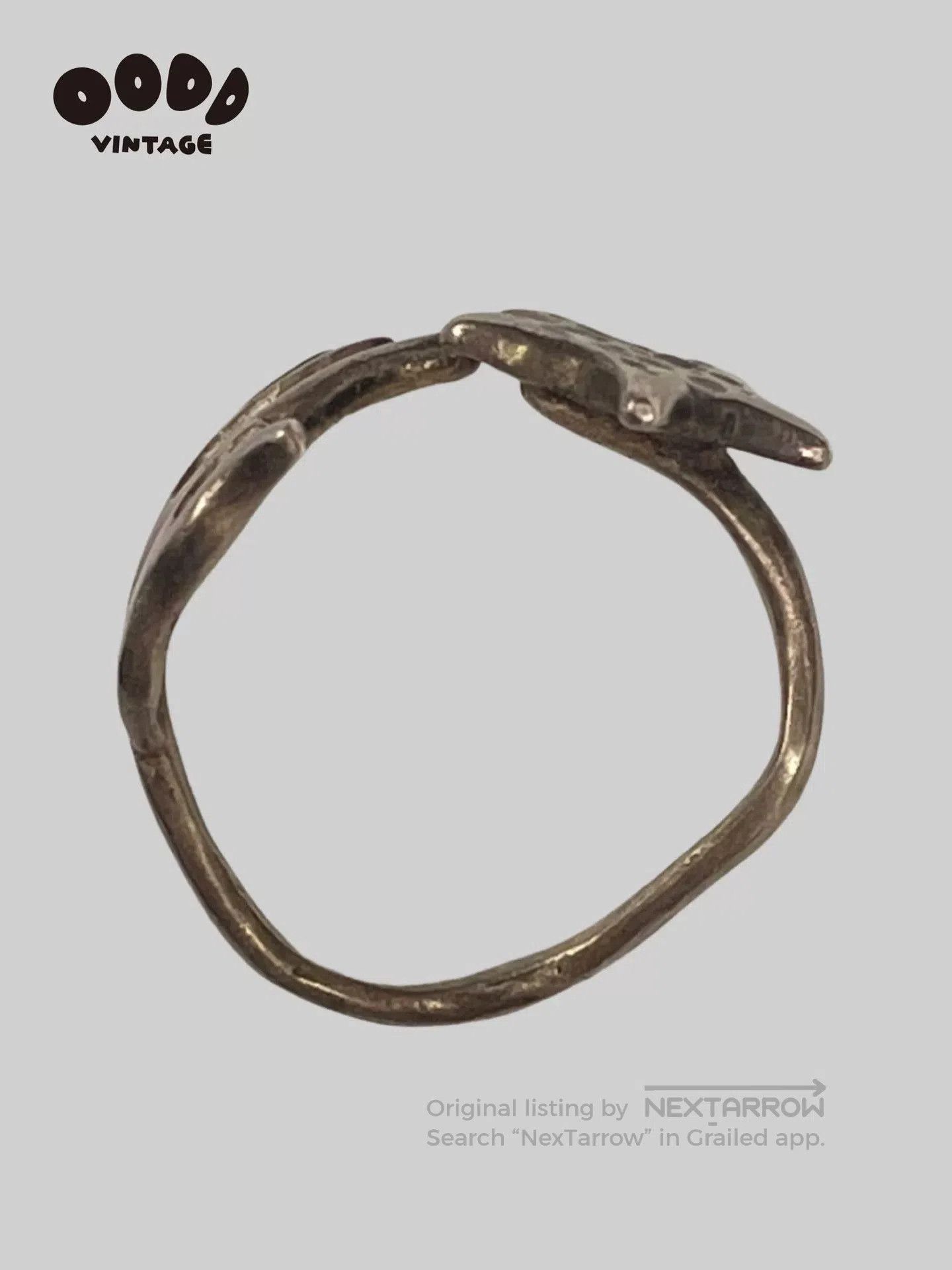 VINNY's Vintage Starfish Shaped Silver Ring. Size ONE SIZE - 9 Thumbnail