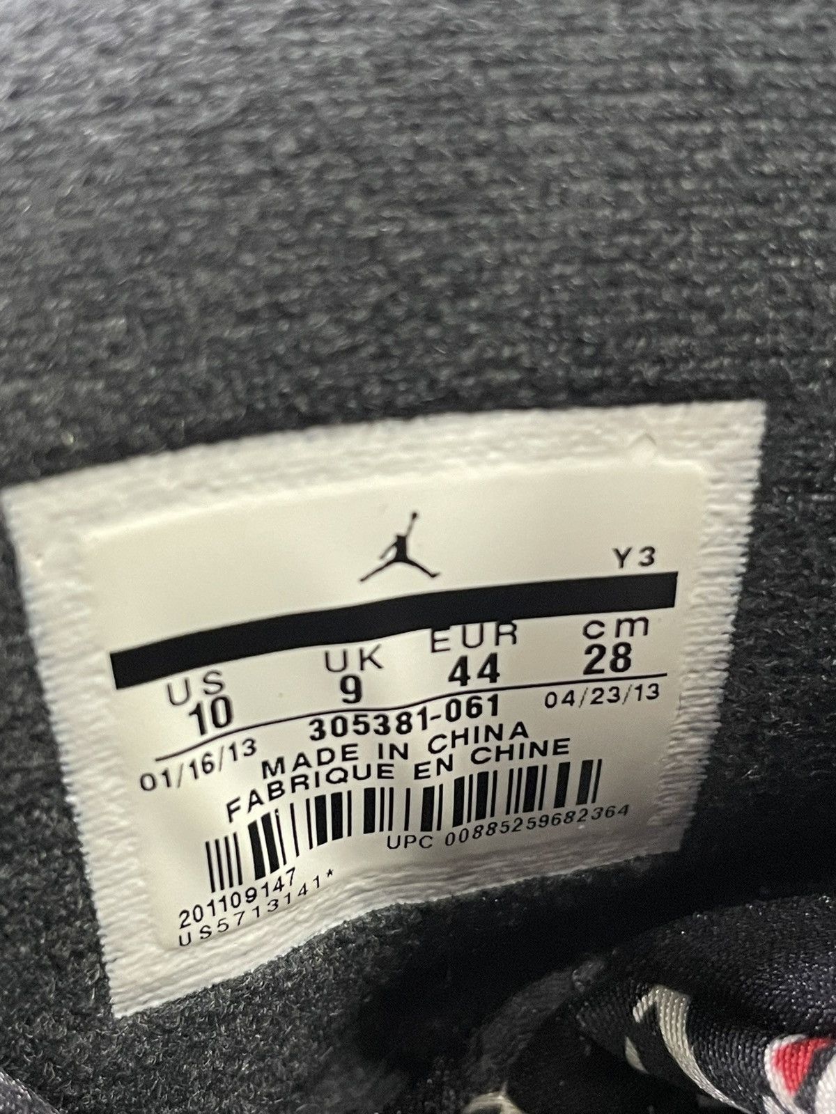 Jordan Brand Air Jordan 8 Retro “Playoffs” (2013) – Men’s Size 10 Size US 10 / EU 43 - 17 Thumbnail