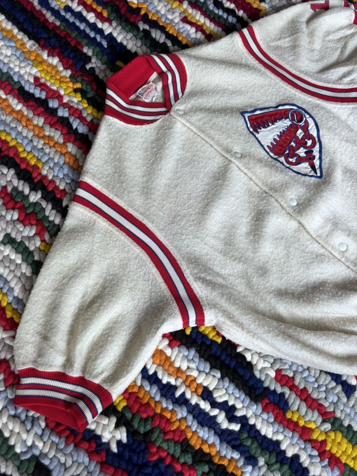 Levi's Vintage Clothing 1950s Vintage Varsity Snap Shirt Oregon Size US L / EU 52-54 / 3 - 3 Thumbnail