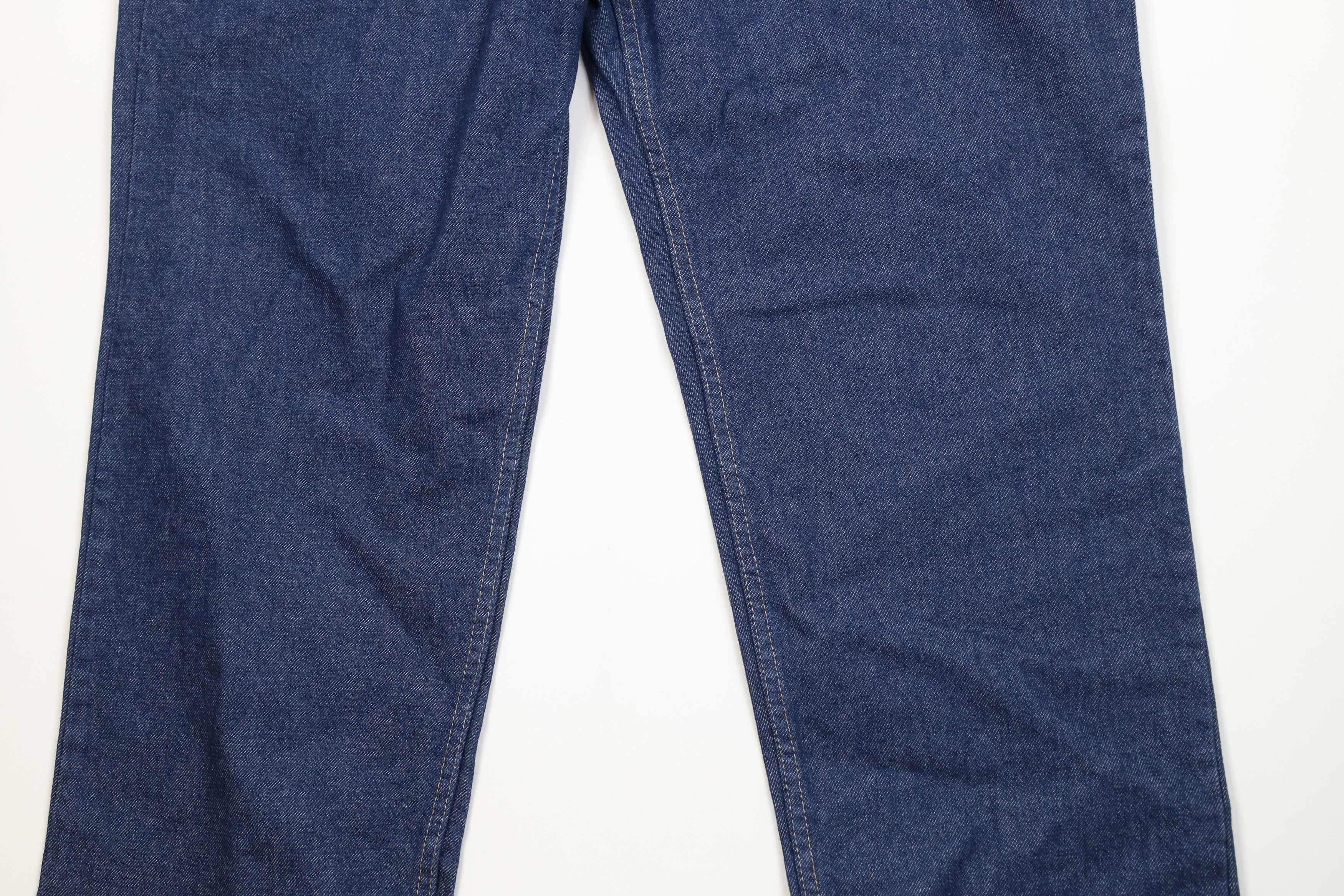 Vintage Bulwark FR Fire Flame Resistant Wide Leg Denim Jeans Size US 38 / EU 54 - 3 Thumbnail
