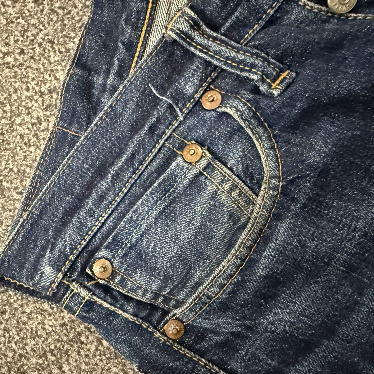 Sugar Cane Vintage 90s Archival Selvedge Sugarcane Indigo Denim Size US 28 / EU 44 - 11 Thumbnail