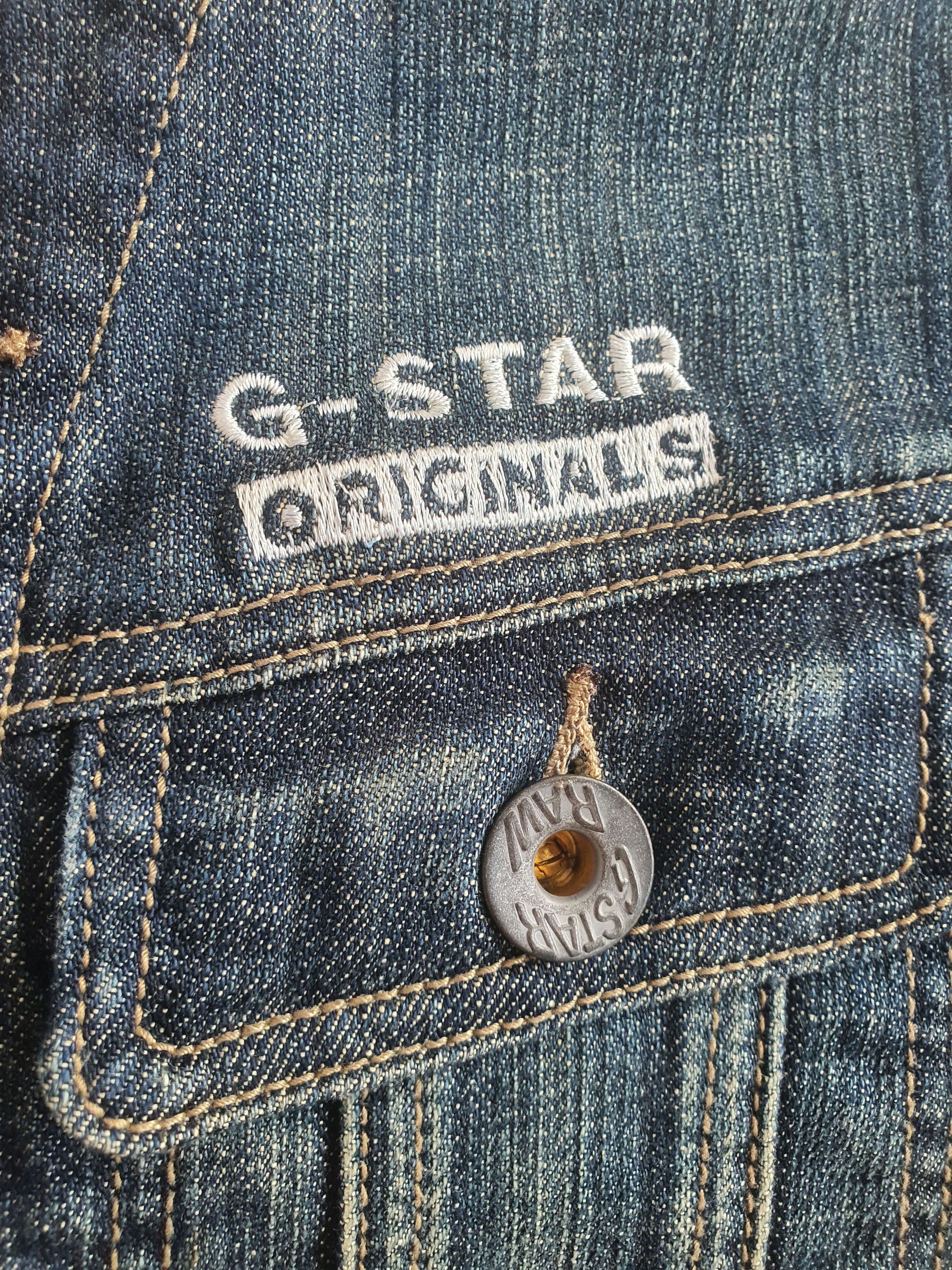 G-Star RAW ORIGINALS Vintage Slim Trucker Embroidered Jacket - Sz L Size S / US 4 / IT 40 - 4 Thumbnail