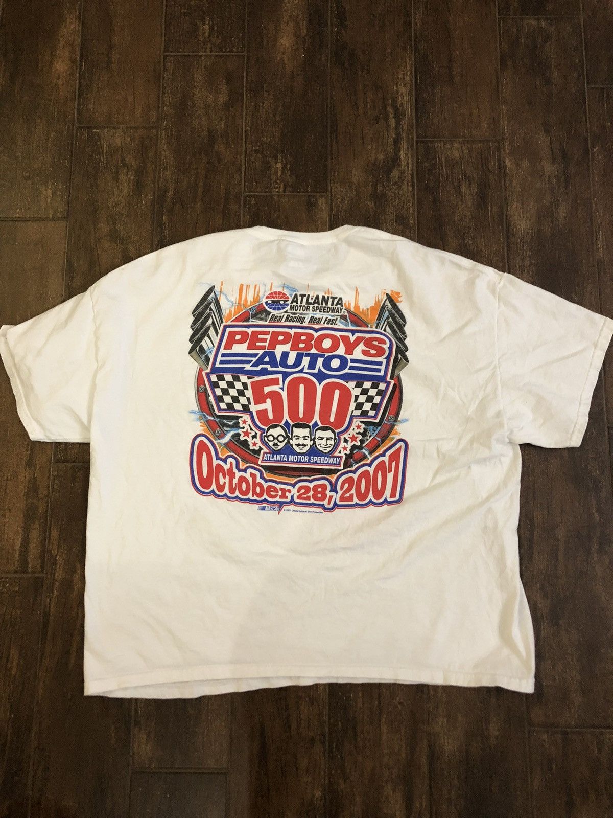 NASCAR 2007 Pepboys Auto 500 Racing Atlanta Nascar Tee Size US XXL / EU 58 / 5 - 3 Thumbnail