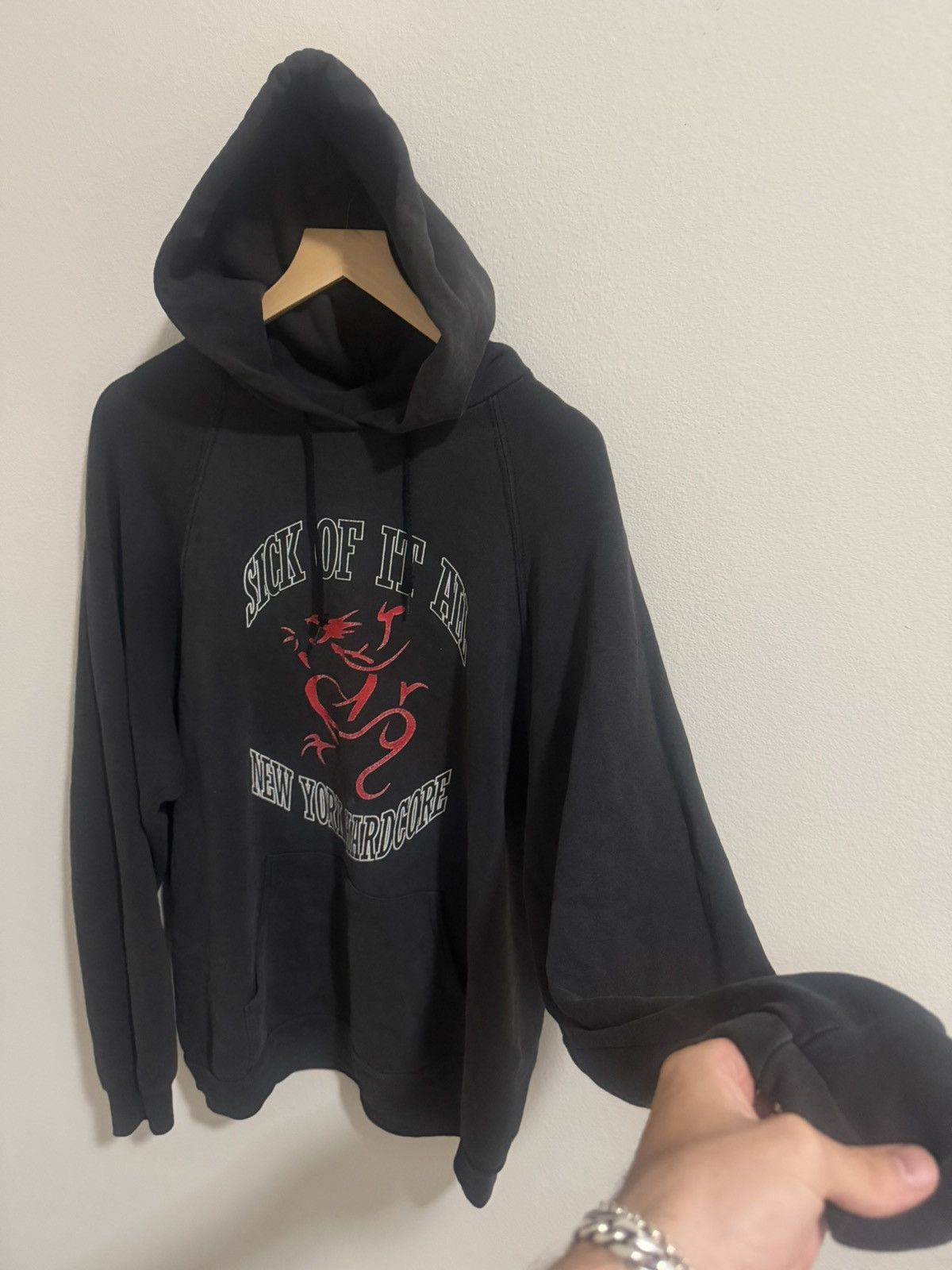 Vintage OG SICK OF IT ALL HOODIE (XL) Size US XL / EU 56 / 4 - 4 Thumbnail