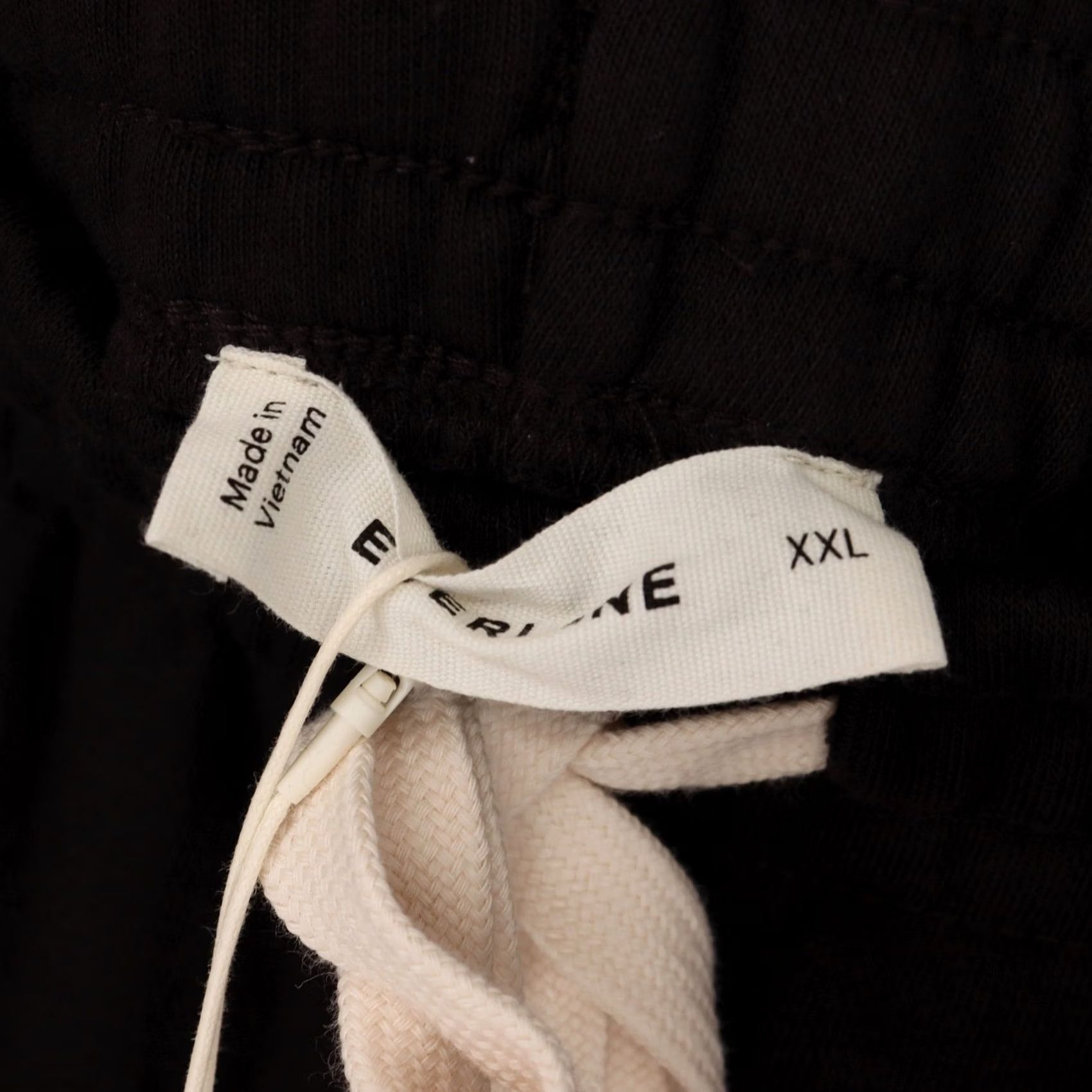 Everlane VINTAGE Everlane Track Wide-Leg Pant Sweatpants Women 2X Black NWT Sweatpants Size 25" / US 0 / IT 36 - 6 Thumbnail