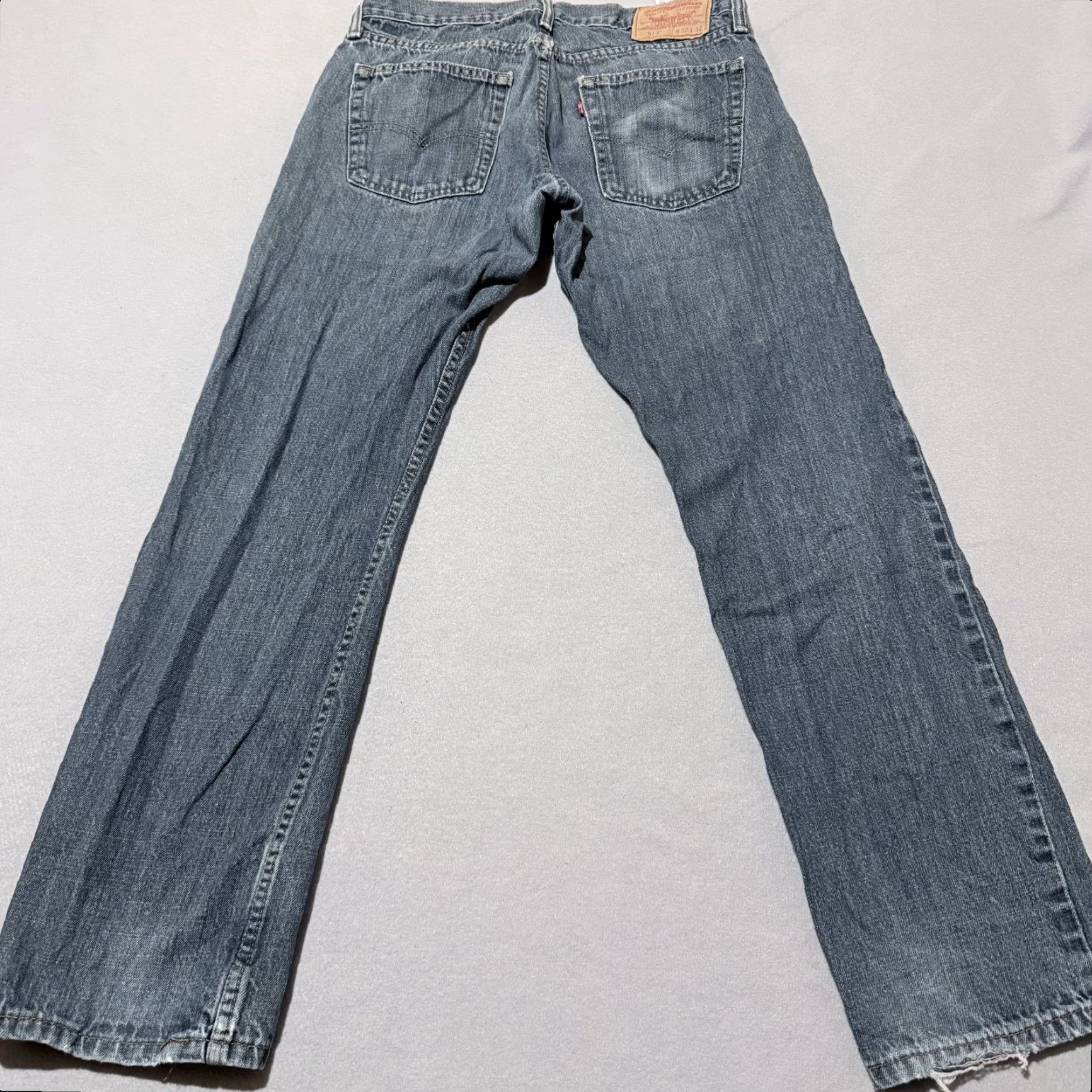 Levi's Levi's 514 Jeans Men Blue Denim Stretch Low Rise Slim Straight 32x32 - 32 Jeans Men Blue Vintage: No Size US 32 / EU 48 - 2 Thumbnail