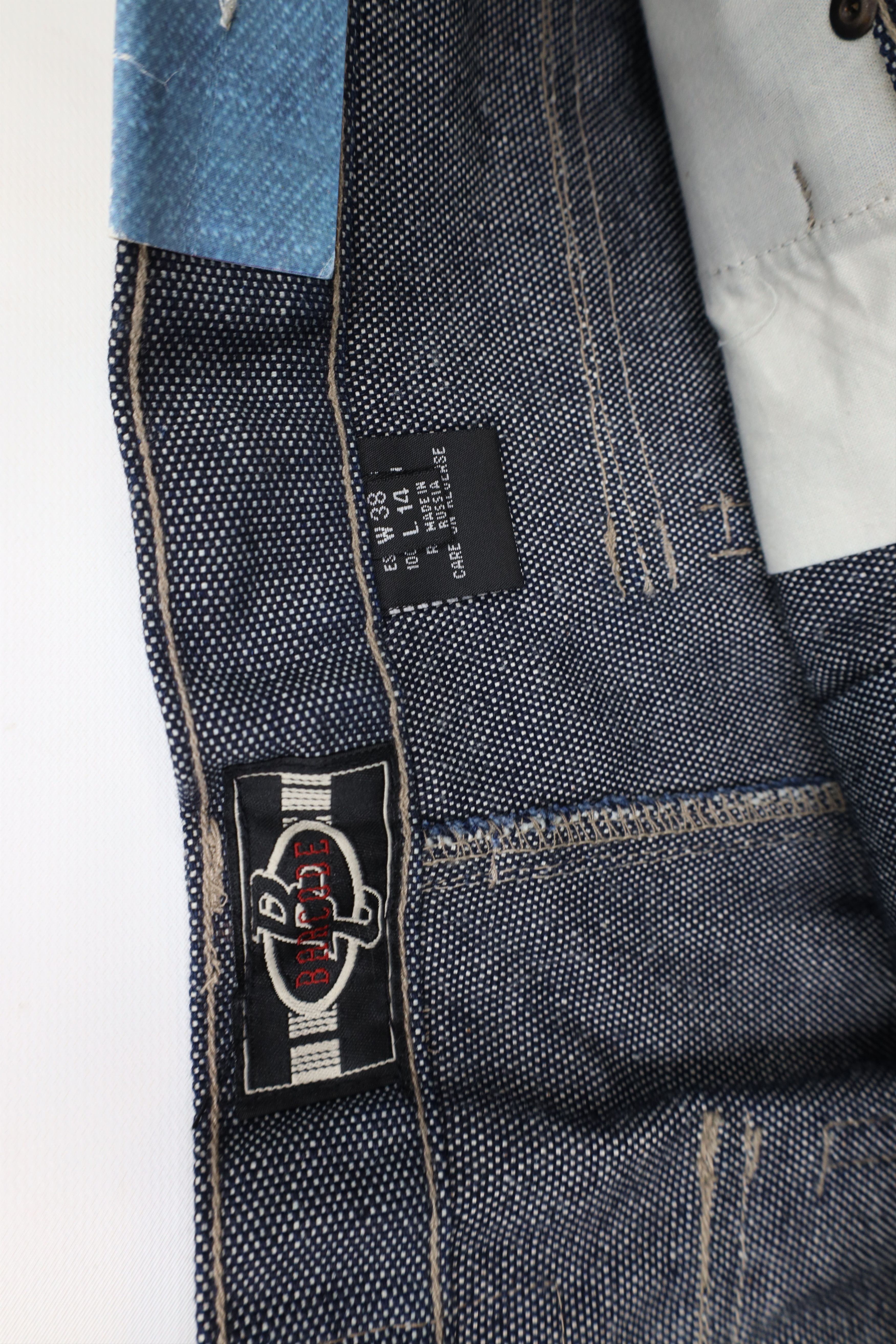 Vintage Deadstock Vintage 90s Y2K Streetwear Denim Cargo Shorts Blue Size US 38 / EU 54 - 7 Thumbnail