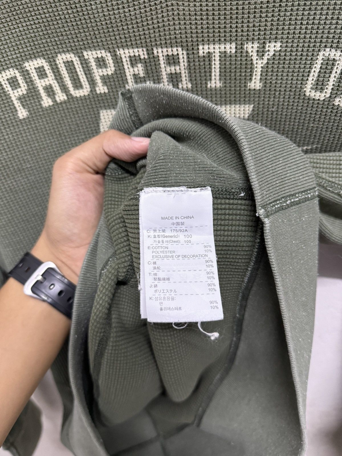 Nike 2000s Nike Oregon Waffle Hoodie Size US L / EU 52-54 / 3 - 7 Thumbnail