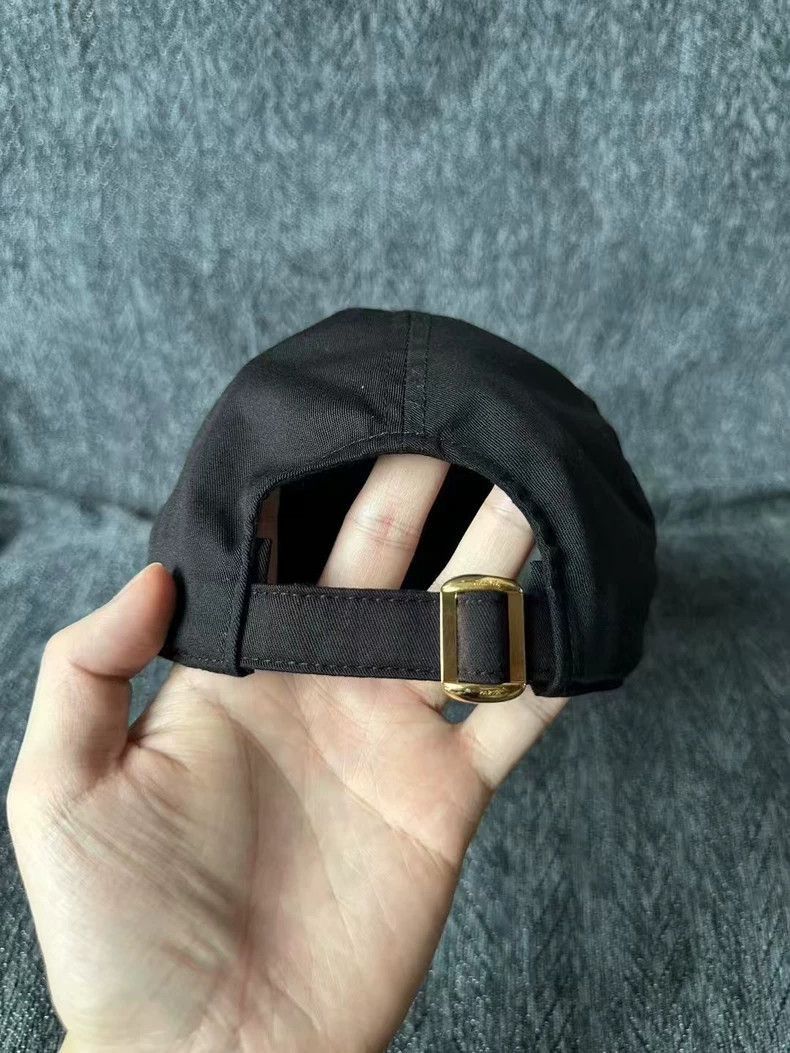 Celine Black Baseball Cap Size L