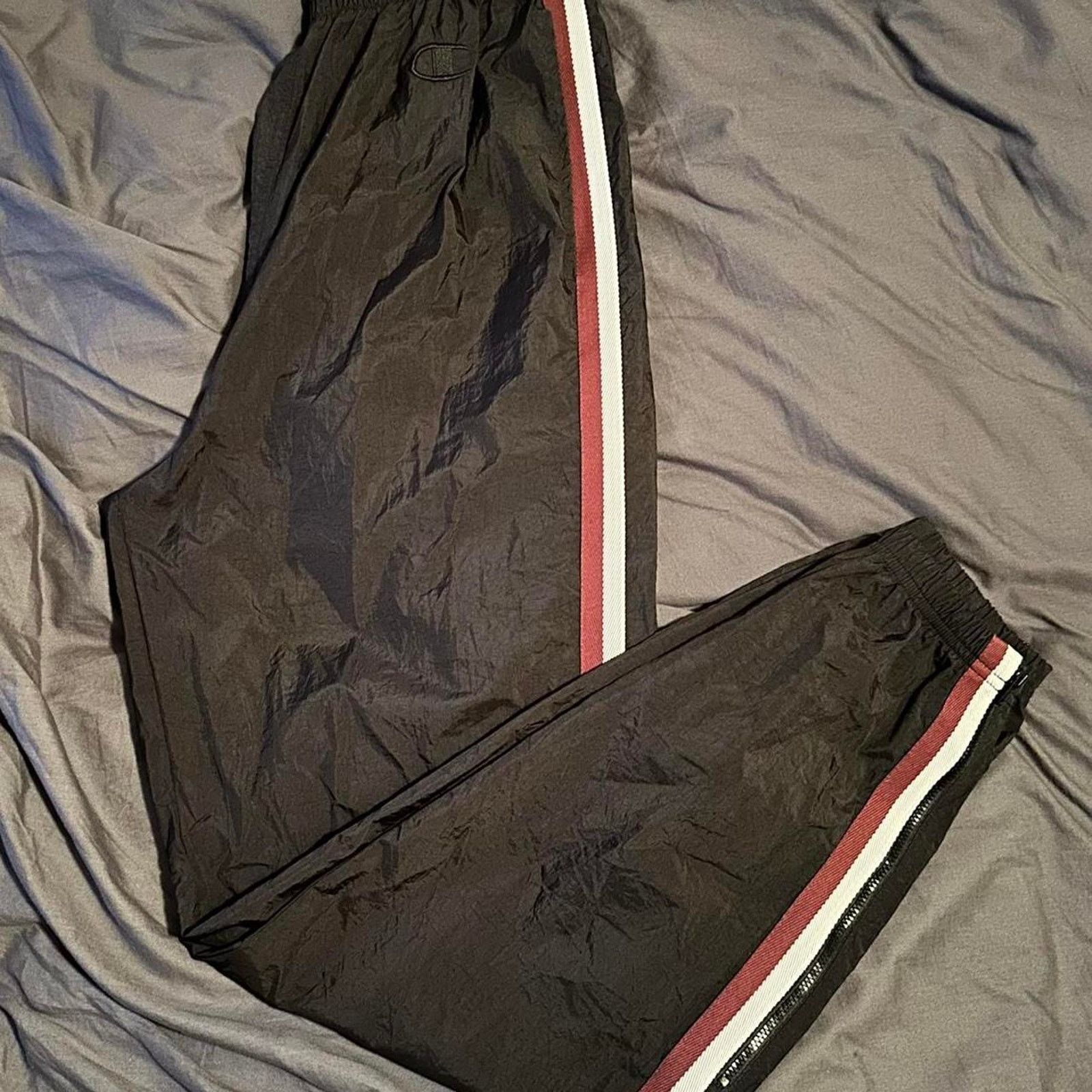 Champion Vintage Y2K Black Champion Track Pants Size L Size US 34 / EU 50 - 1 Thumbnail