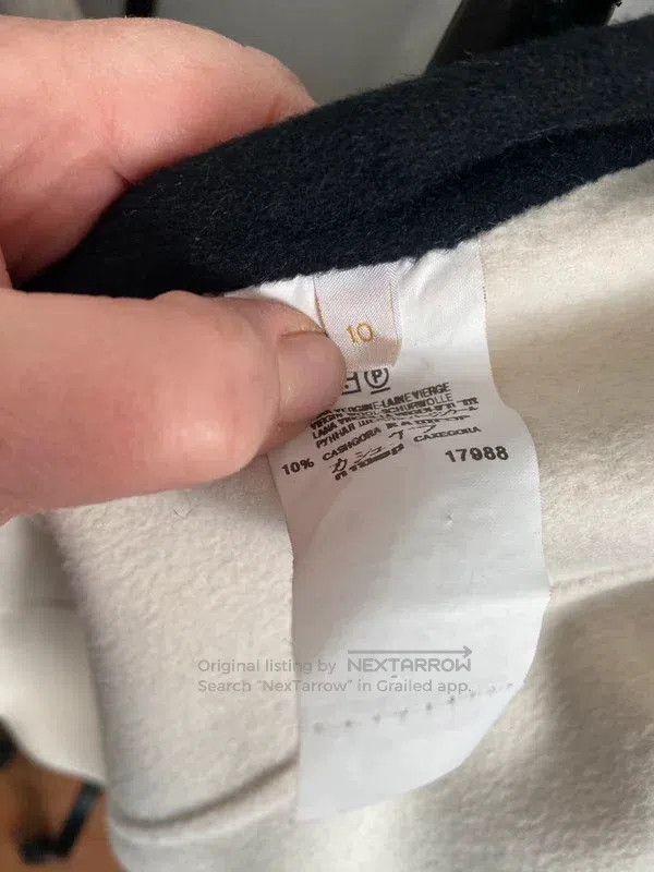 Valentino Valentino Black and white coat coat Size L / US 10 / IT 46 - 7 Thumbnail