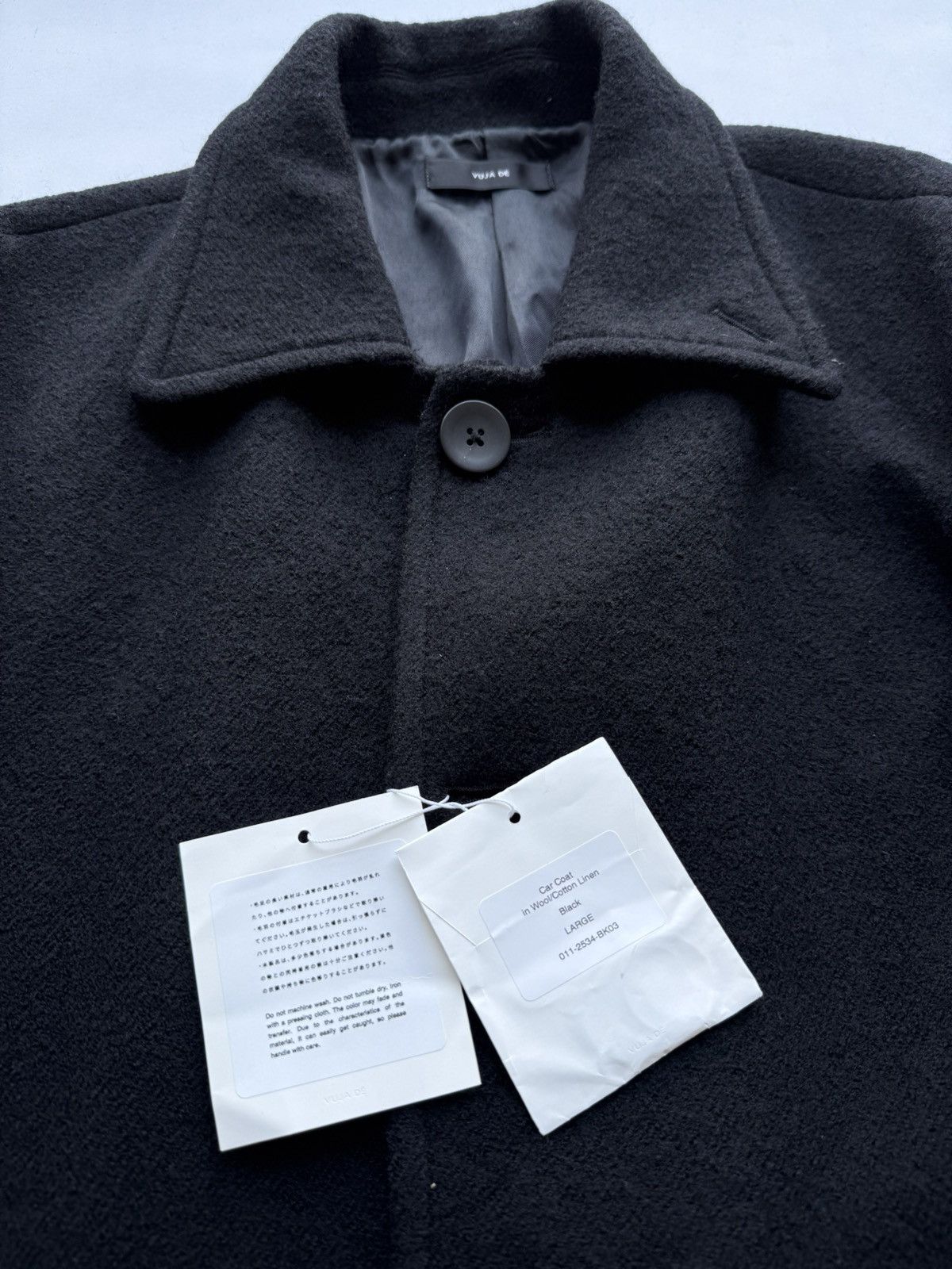 Vuja De Vujade Car Coat in Boiled Wool Size US L / EU 52-54 / 3 - 5 Thumbnail