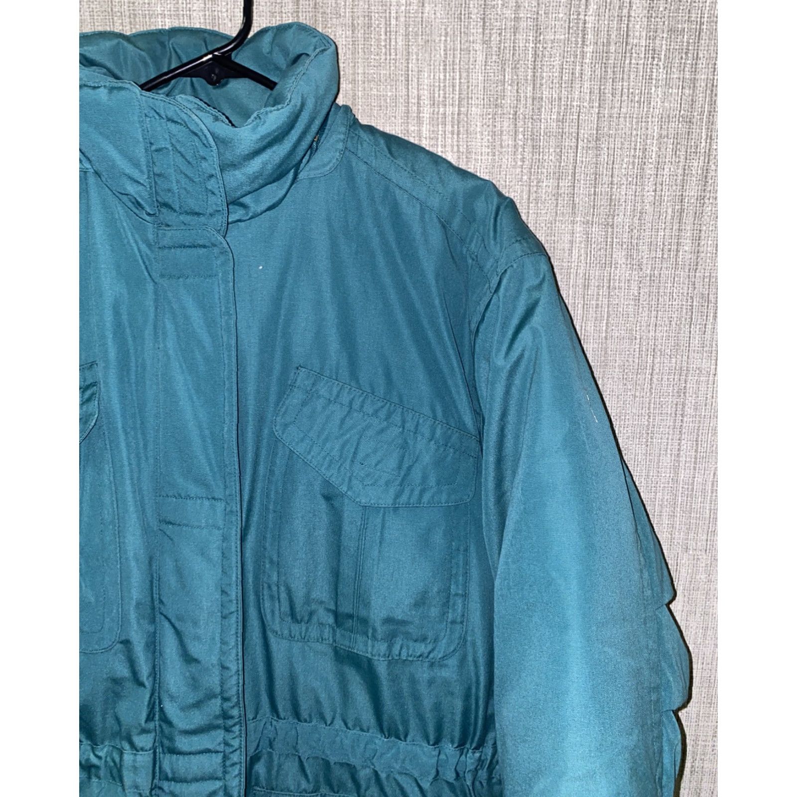 Eddie Bauer Eddie Bauer Puffer Jacket Mens Teal Down Full Zip M Jacket Size US M / EU 48-50 / 2 - 2 Thumbnail