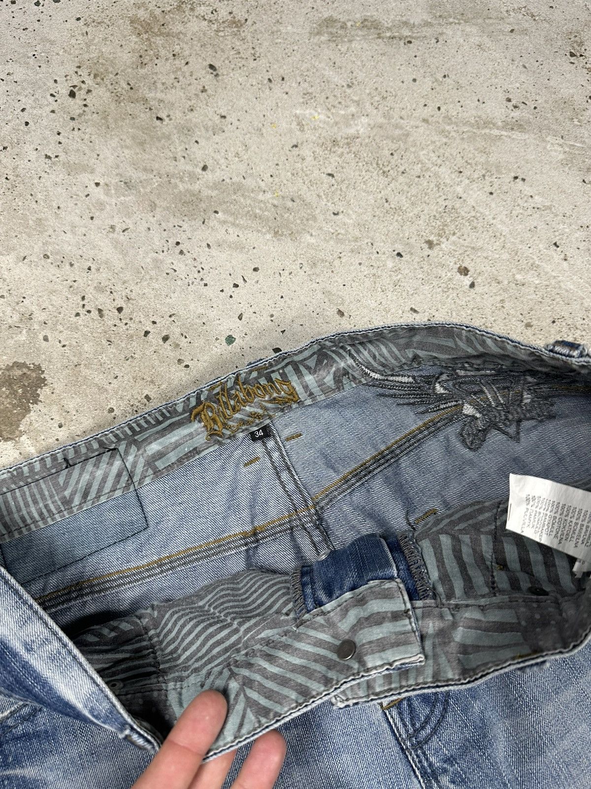 Billabong × JNCO × Vintage Vintage Y2K Billabong Baggy Denim Pants Jeans hip hop rap Size US 34 / EU 50 - 8 Thumbnail
