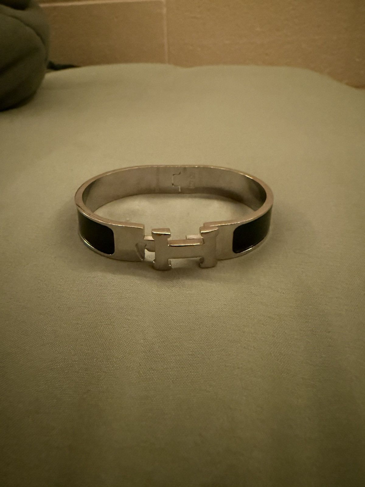 Hermes HERMES Women Black Clasp Bracelet Size ONE SIZE - 5 Thumbnail