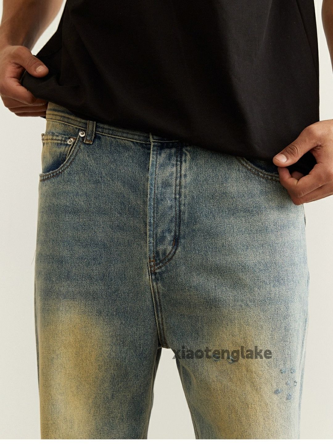 Jean × Vintage washed faded rusty damaged grunge bootcut jeans Size US 32 / EU 48 - 7 Thumbnail