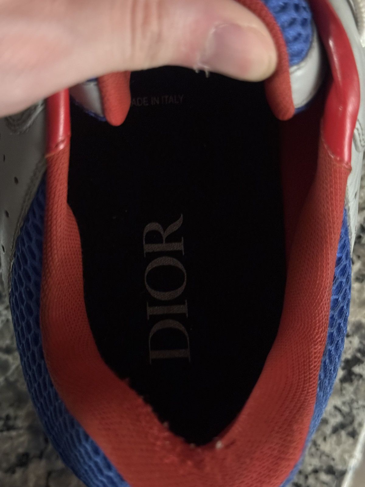 Dior 48EU/15US Dior B22 Reflective Sneaker ‘Grey Blue Red Size US 15 / EU 48 - 14 Thumbnail
