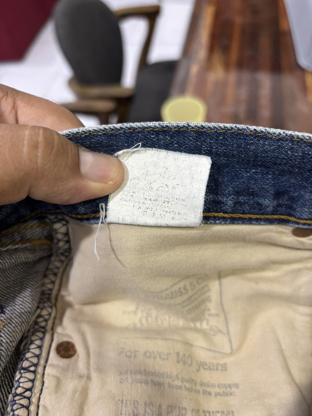 Levi's Vintage Levis Big E Selvedge Jeans Size US 32 / EU 48 - 9 Thumbnail