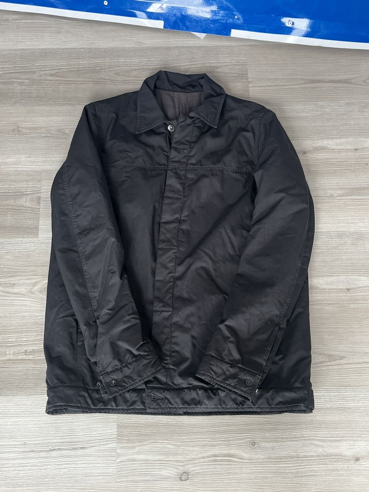 Pre-owned Rick Owens X Rick Owens Drkshdw Rick Owens Fw14 Moody Worker Jacket In Black