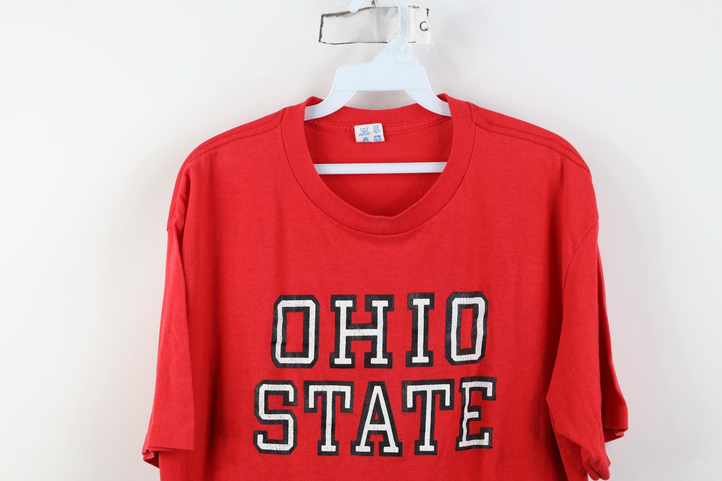 Champion Vintage 80s Champion The Ohio State University T-Shirt USA Size US XXL / EU 58 / 5 - 2 Thumbnail
