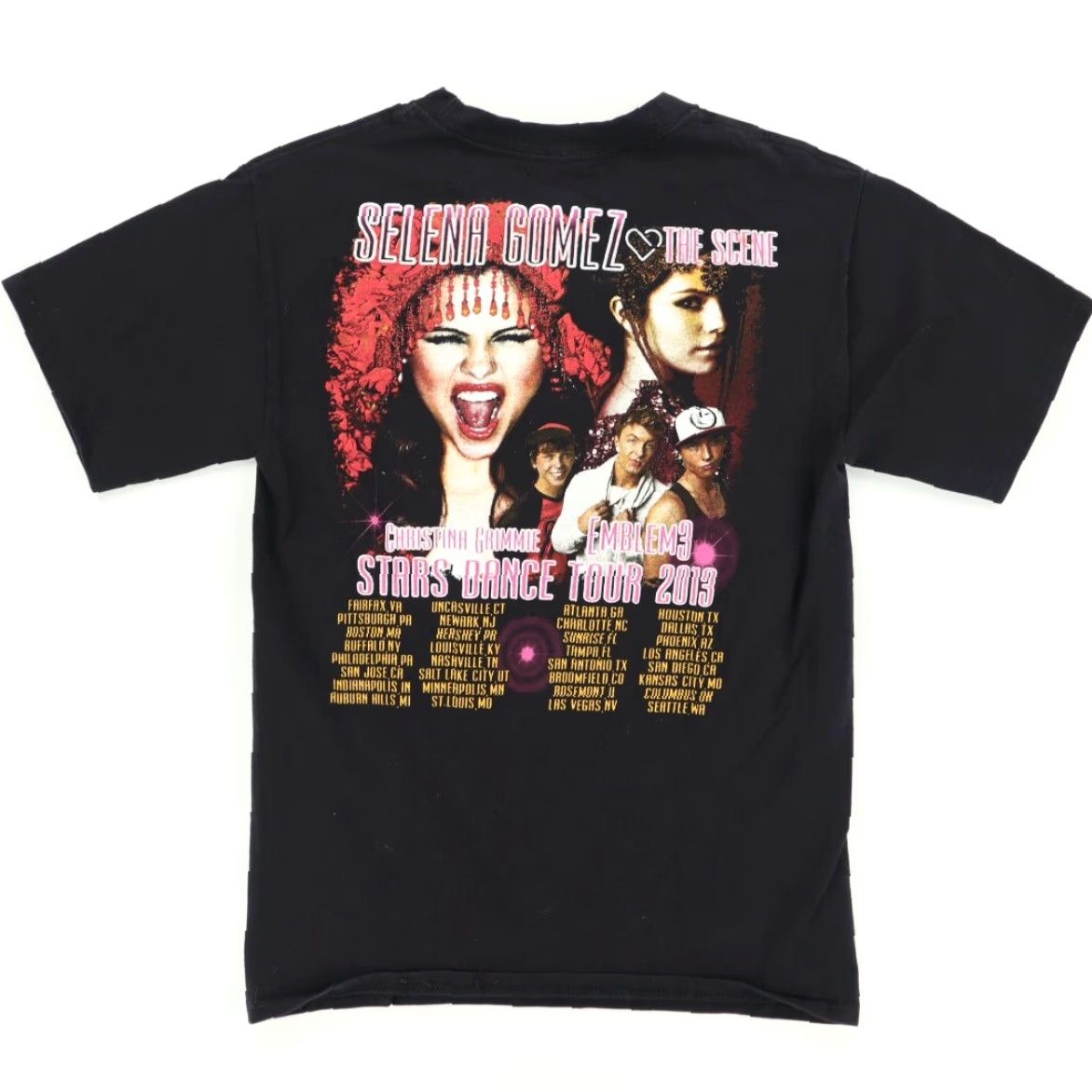 Hanes Hanes Selena Gomez Stars Dance Tour 2013 Solid T-Shirt Black Men's S Shirt Mens S Black Stars Dance Tour 2013 Hanes Shirt Size US S / EU 44-46 / 1 - 4 Thumbnail