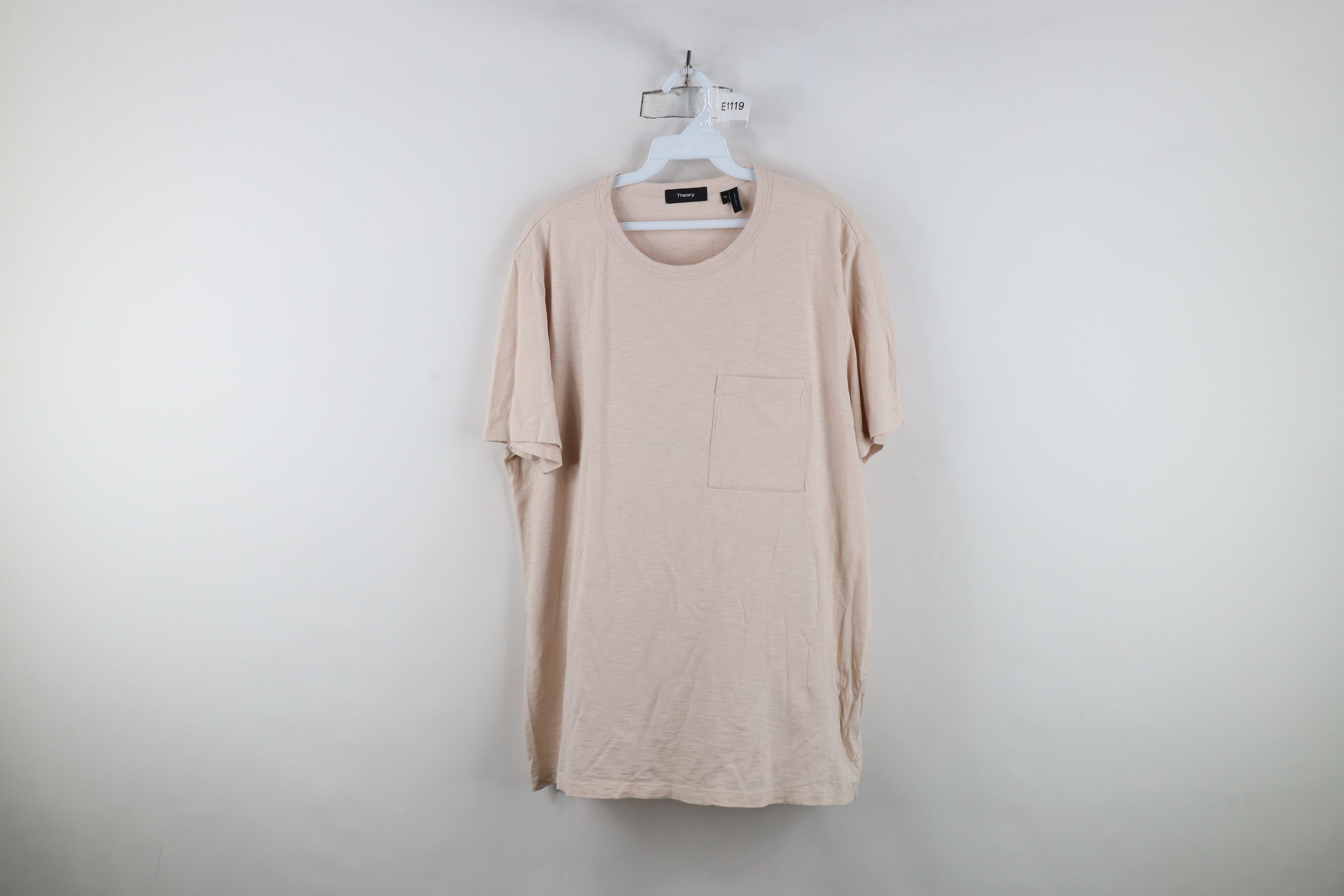 Theory Theory Tee Short Sleeve Jersey Knit T-Shirt Cosmos Pink Size US XL / EU 56 / 4 - 1 Thumbnail