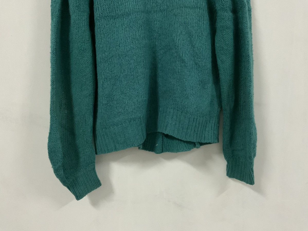 Japanese Brand Hand Knit Turquoises Handmade Knitwear Size US M / EU 48-50 / 2 - 8 Thumbnail