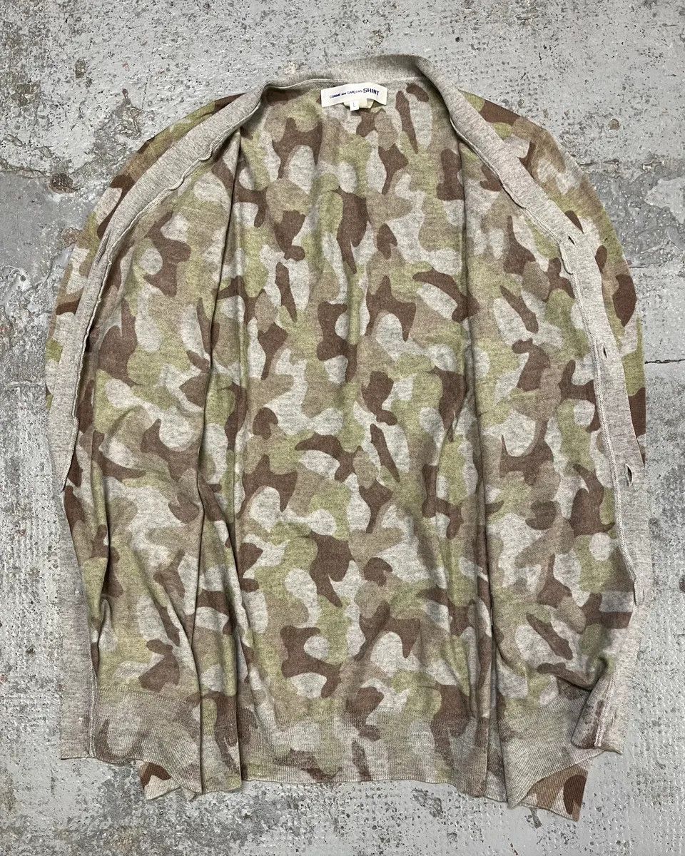 Comme des Garcons Comme Des Garçons Shirt Camo Cardigan Size US M / EU 48-50 / 2 - 8 Thumbnail