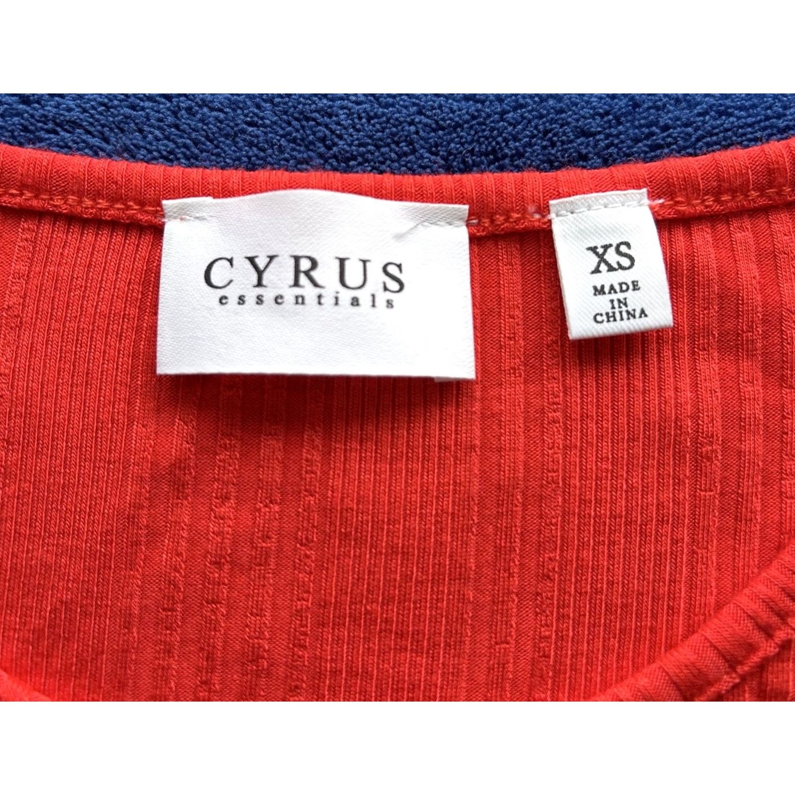 Essentials Cyrus Essentials Sleeveless Top Shirt Tank Women XS Red NWT K632322 New Tags Size XS / US 0-2 / IT 36-38 - 4 Thumbnail