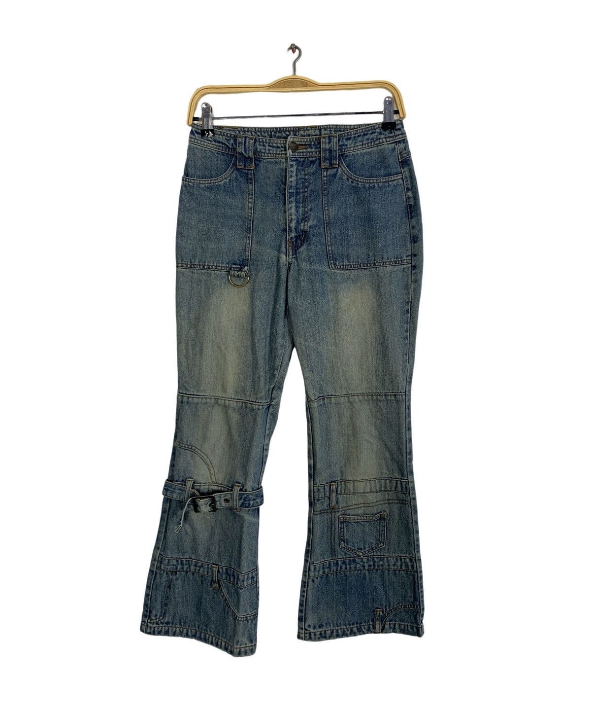 Japanese Brand Cyber Punk Bondage Anime Character Denim Jeans Size 27" / US 4 / IT 40 - 1 Thumbnail