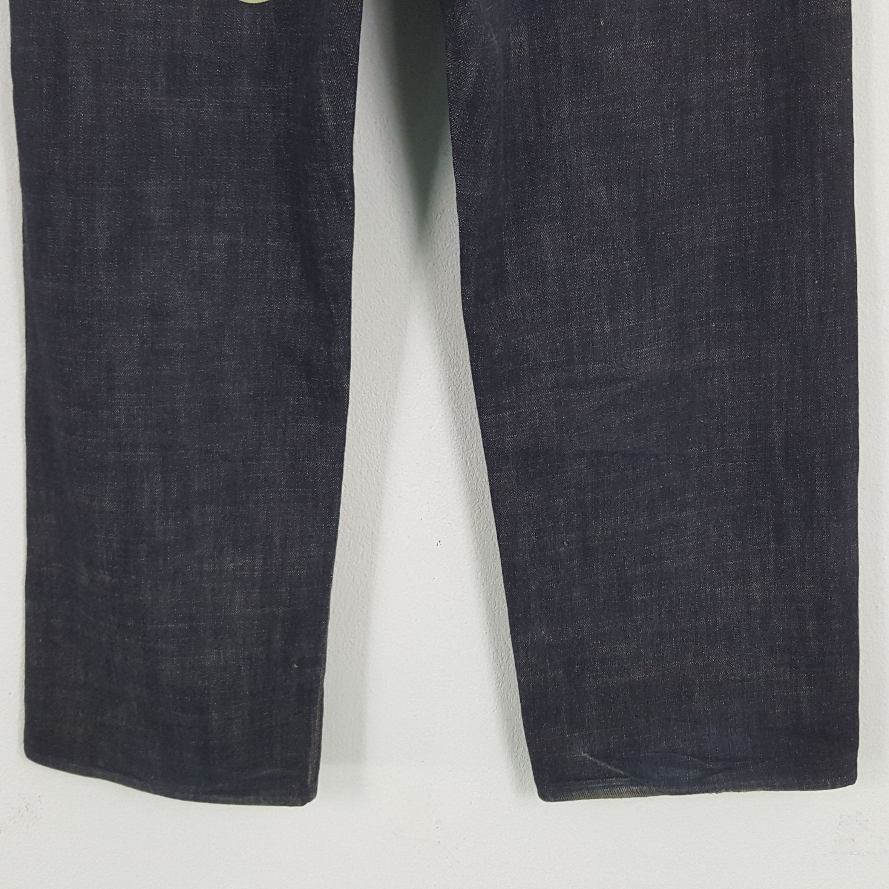 Evisu × Japanese Brand × Vintage Vintage Evisu Selvedge Japanese Daicock Art Denim Jeans Size US 35 - 3 Thumbnail