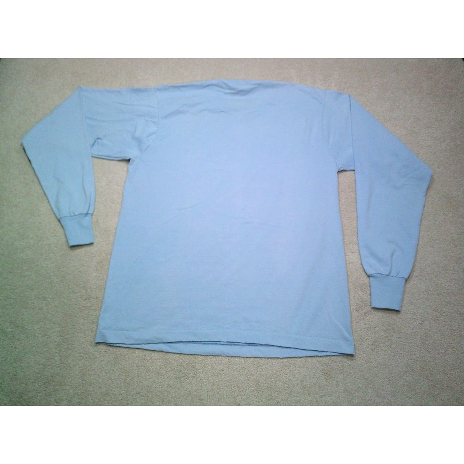 Fruit Of The Loom VINTAGE 90s Circle Of Fifths T Shirt Mens Large Single Stitch Cotton Blue Logo 90s USA Men L Shirt Size US L / EU 52-54 / 3 - 2 Thumbnail