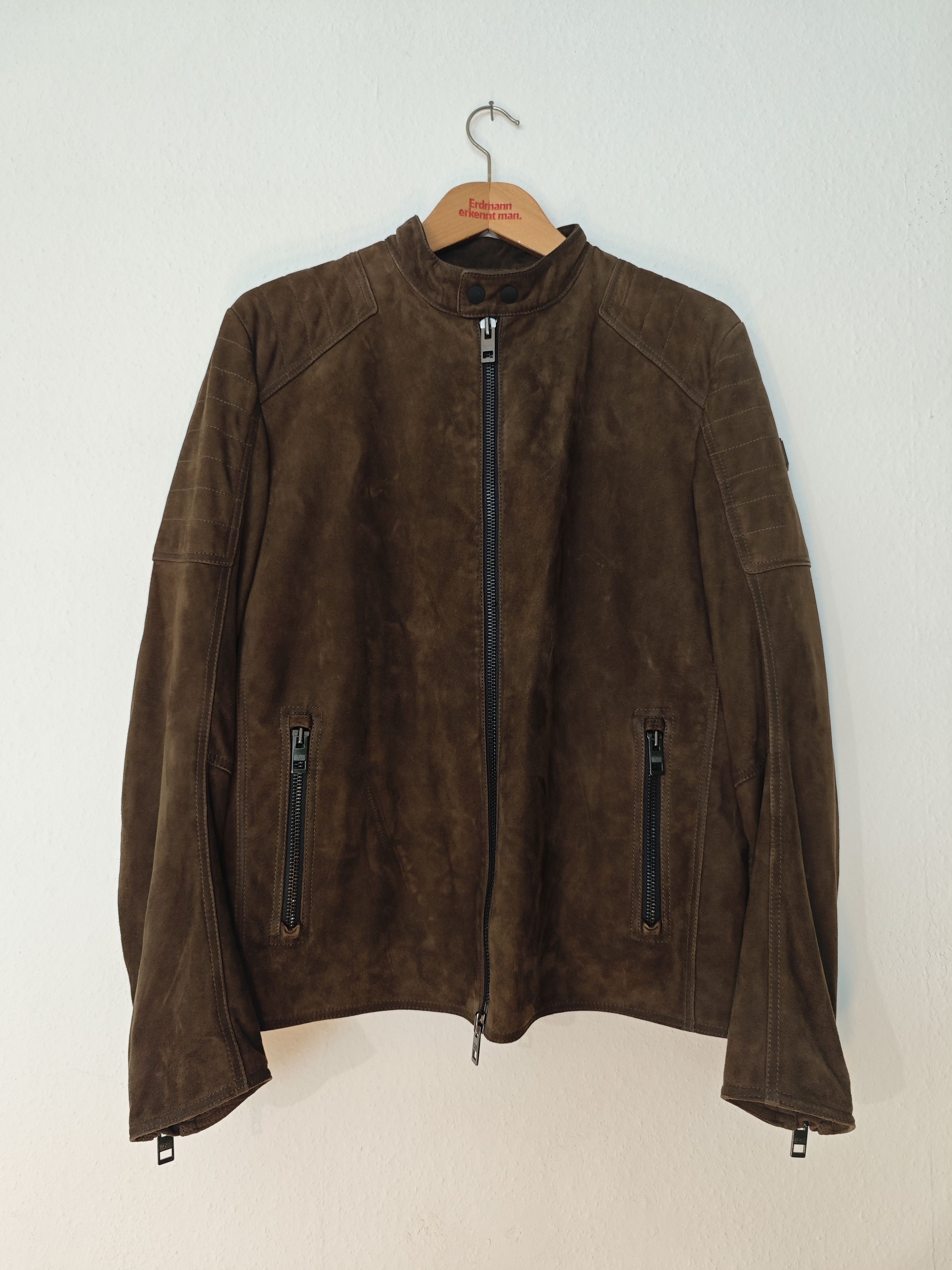 Hugo Boss Hugo Boss leather jacket Size US L / EU 52-54 / 3 - 1 Thumbnail